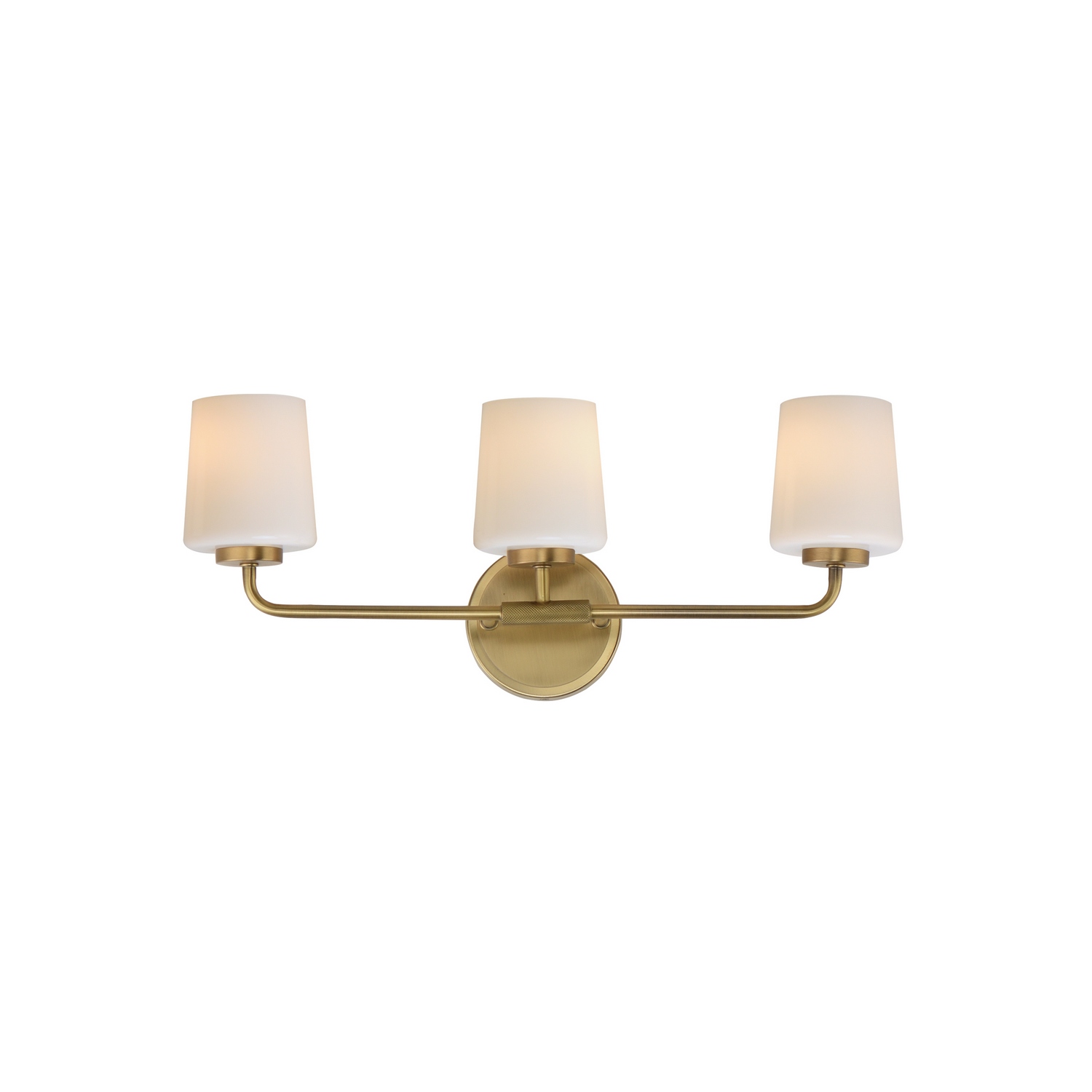 Maxim Lighting 12693WTNAB Durham 3 Light 23 inch Natural Aged Brass Bath Vanity Wall Light