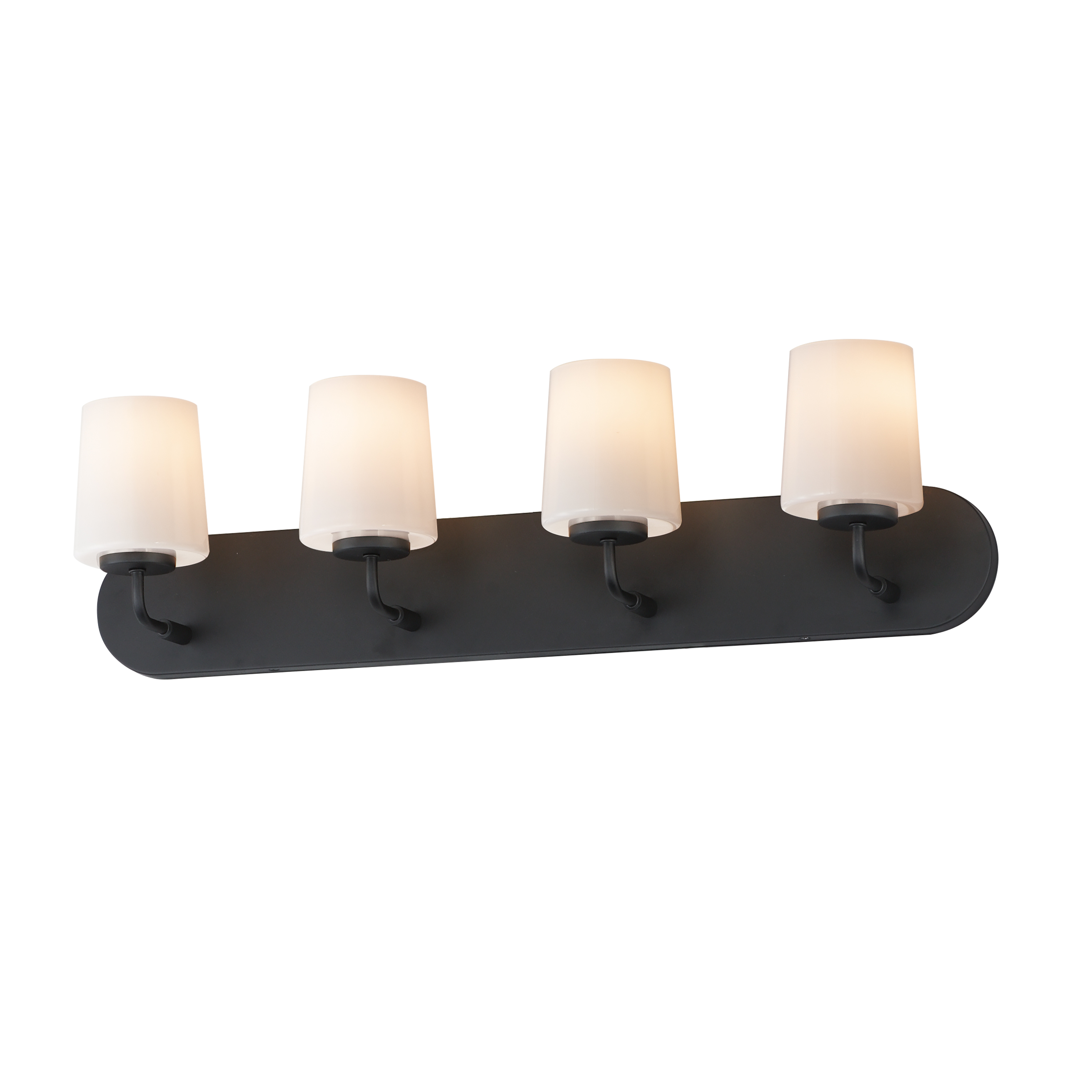 Photos - Chandelier / Lamp MAXIM Lighting Black Bathroom Vanity Light from the Durham Collection 12894WTBK
