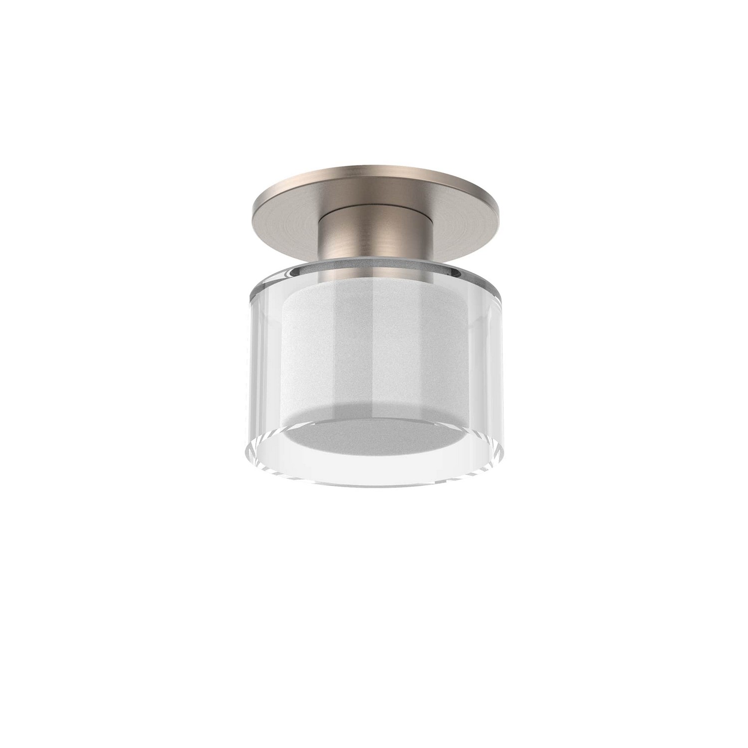 Brushed Nickel LED Flush Mount from the Twist-N-Lite Collection