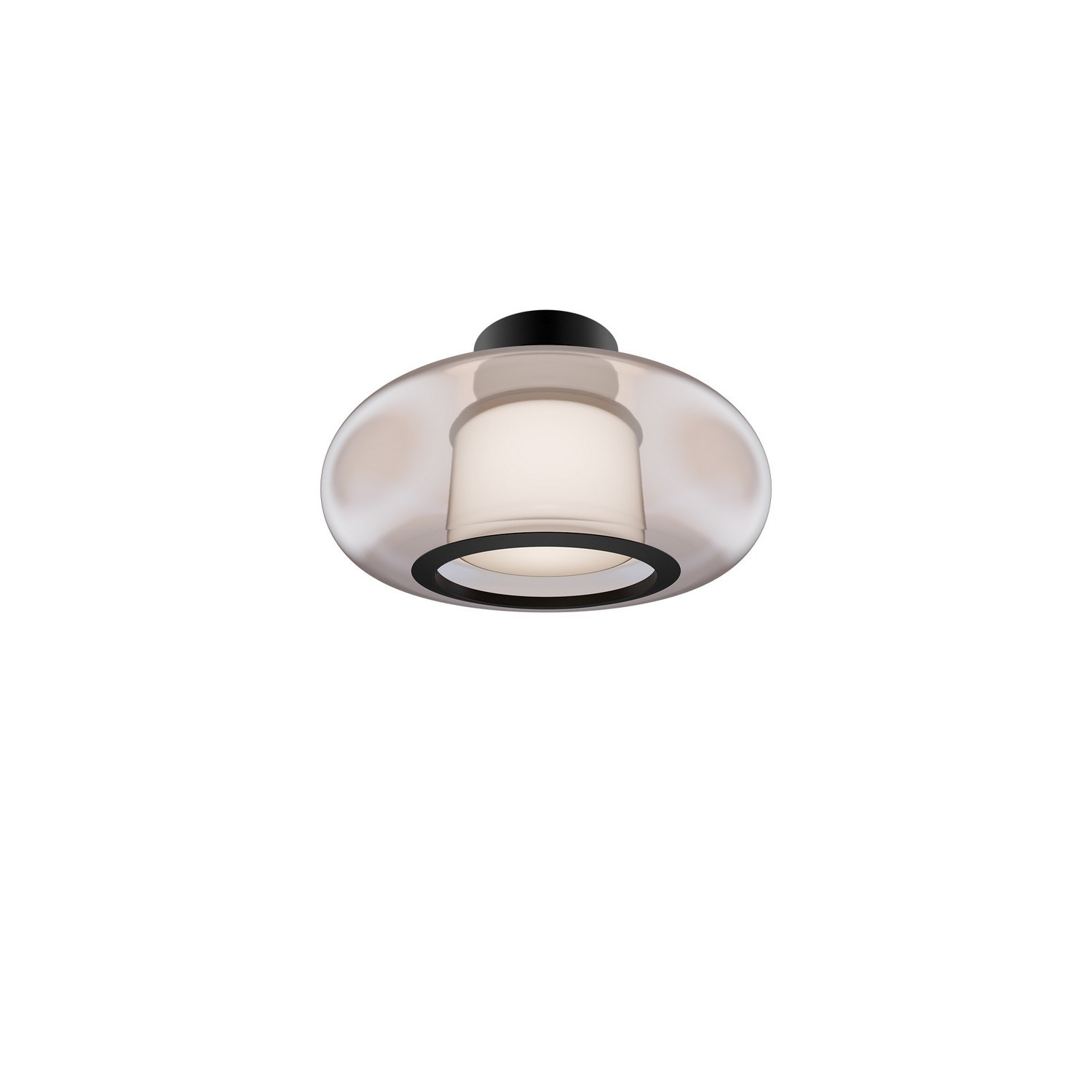 WAC FM-48513-30-BK LED FLUSH MOUNT 13.5"X13.5"X8.16" BLACK BULBS(1) MODULE 15W 1250LM 3000K