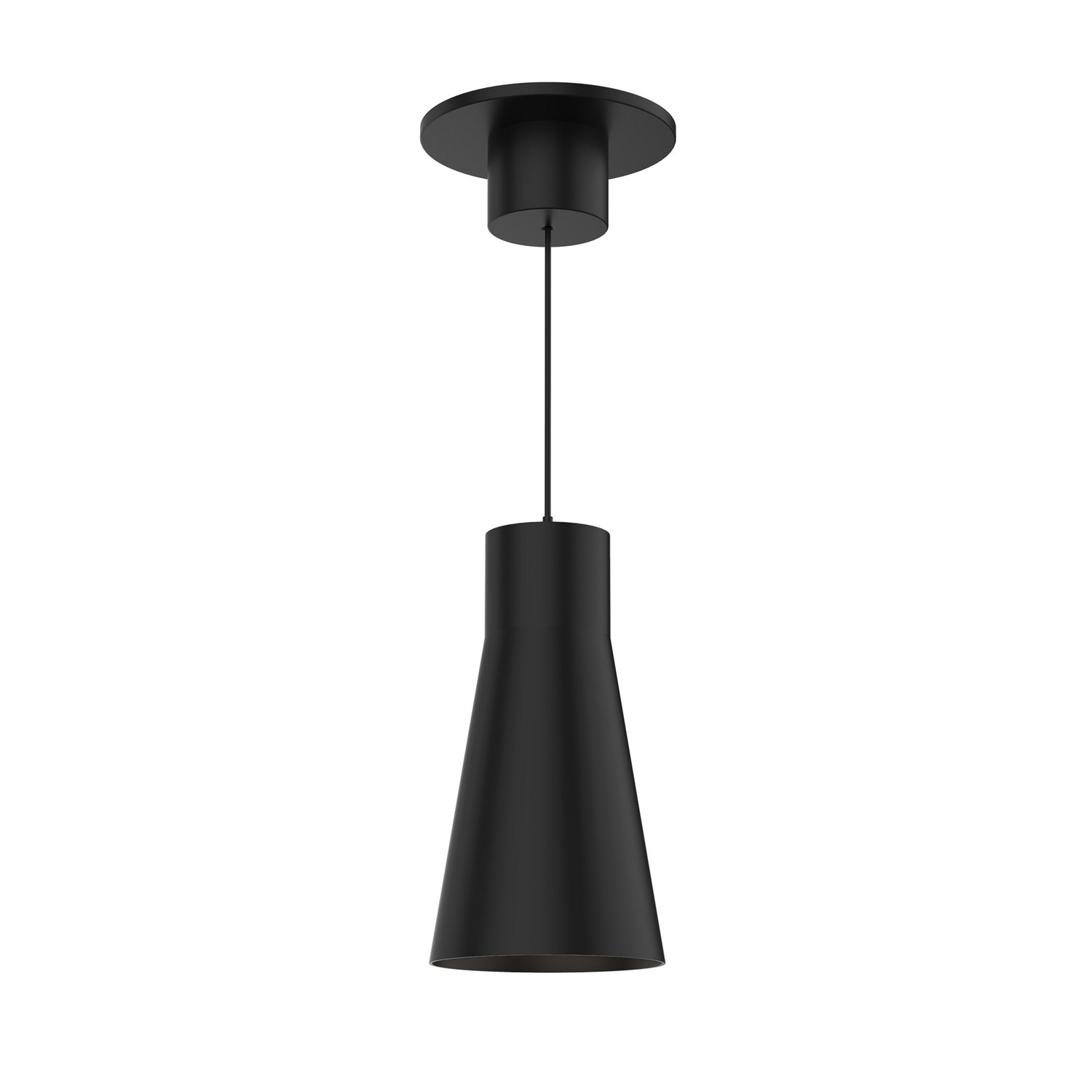 Black LED Pendant from the Twist-N-Lite Collection