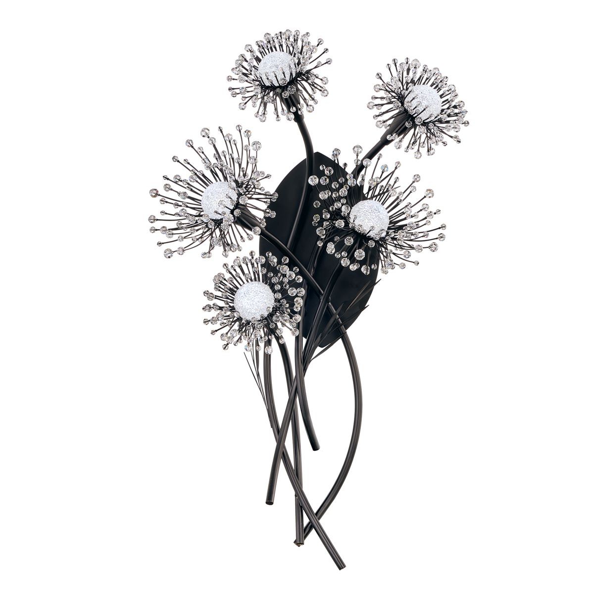 Schonbek SJ7705-51R Forever Coquette LED 9.88 inch Black Wall Sconce Wall Light