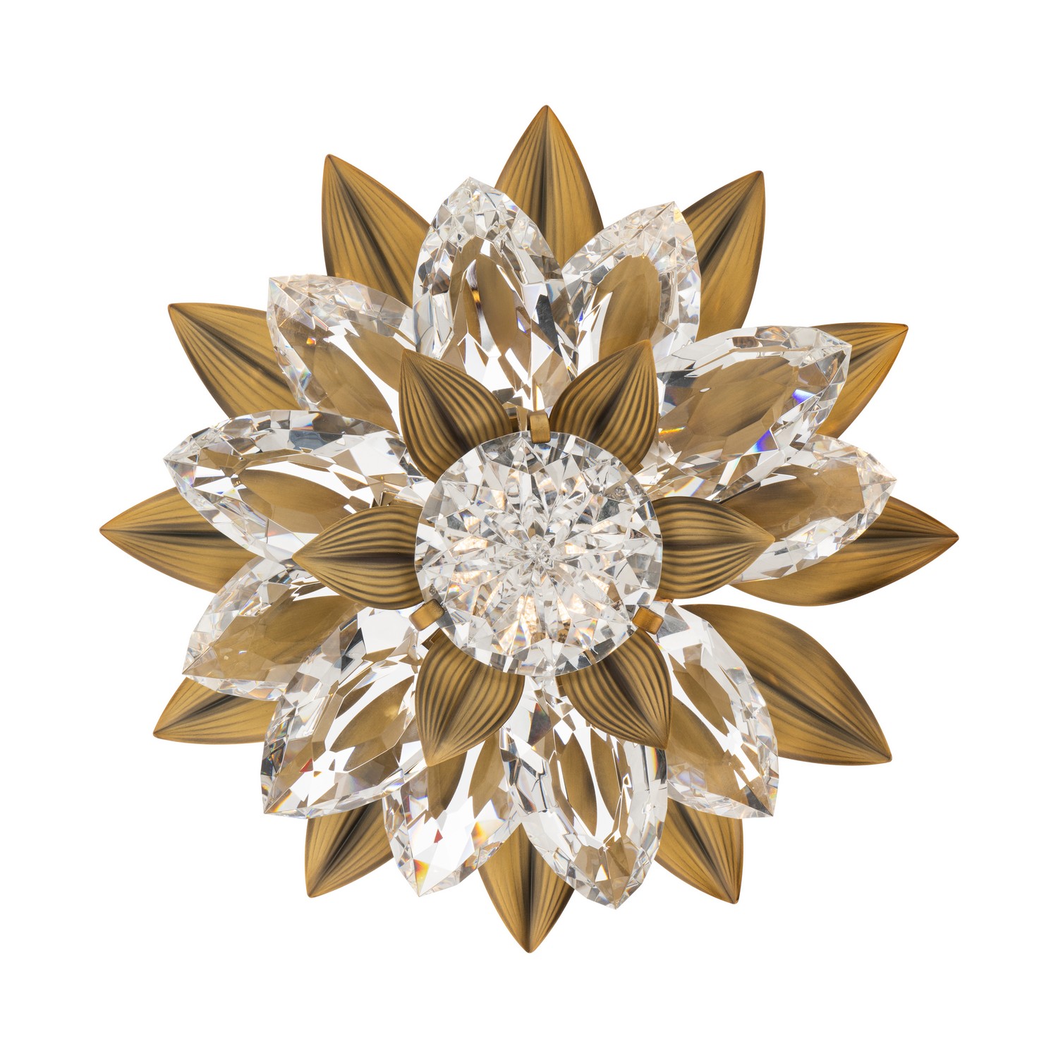 Schonbek SJ9514-700O Forever Rhapsodie LED 4.5 inch Aged Brass ADA Wall Sconce Wall Light
