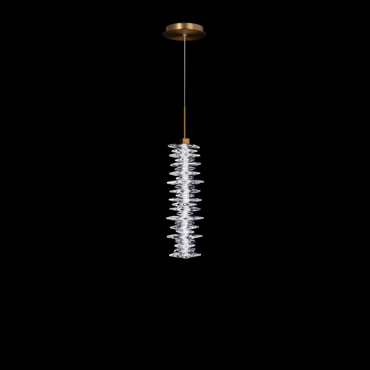 Schonbek BPD21516-AB Beyond Bergy LED 5.9 inch Aged Brass Mini Pendant Ceiling Light