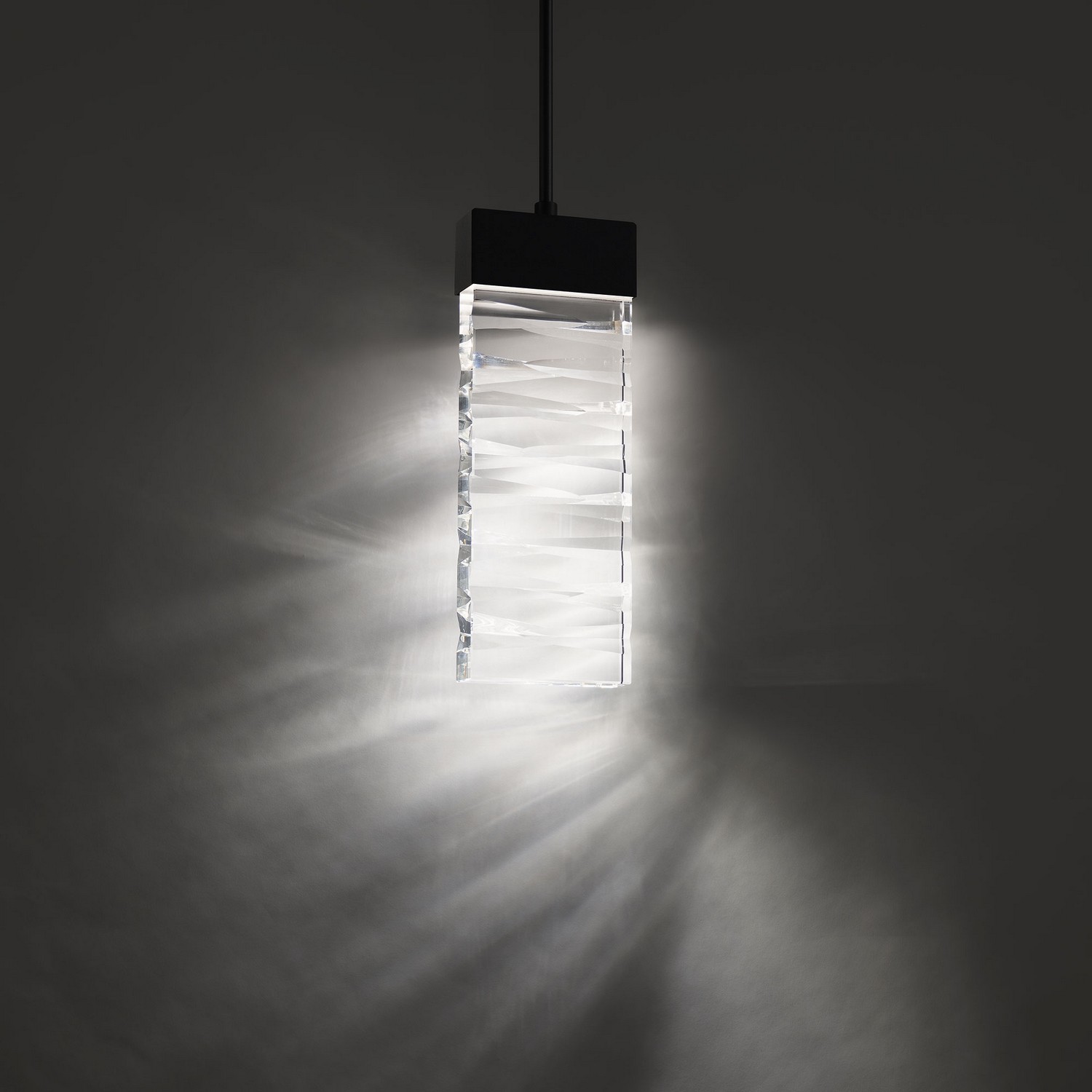 Schonbek BPDW21316-BK Beyond Labrynth LED 2 inch Black Mini Pendant Ceiling Light