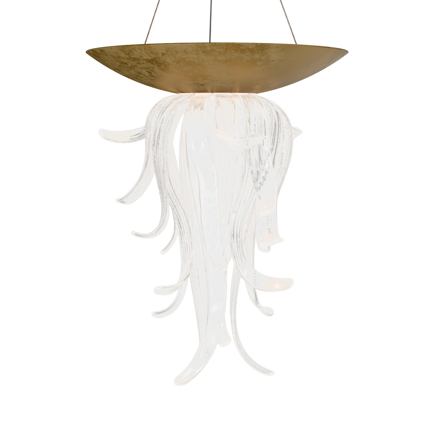LED Pendant by Modern Forms - Tendril Collection, Gold Leaf Finish - PD-22532-GL