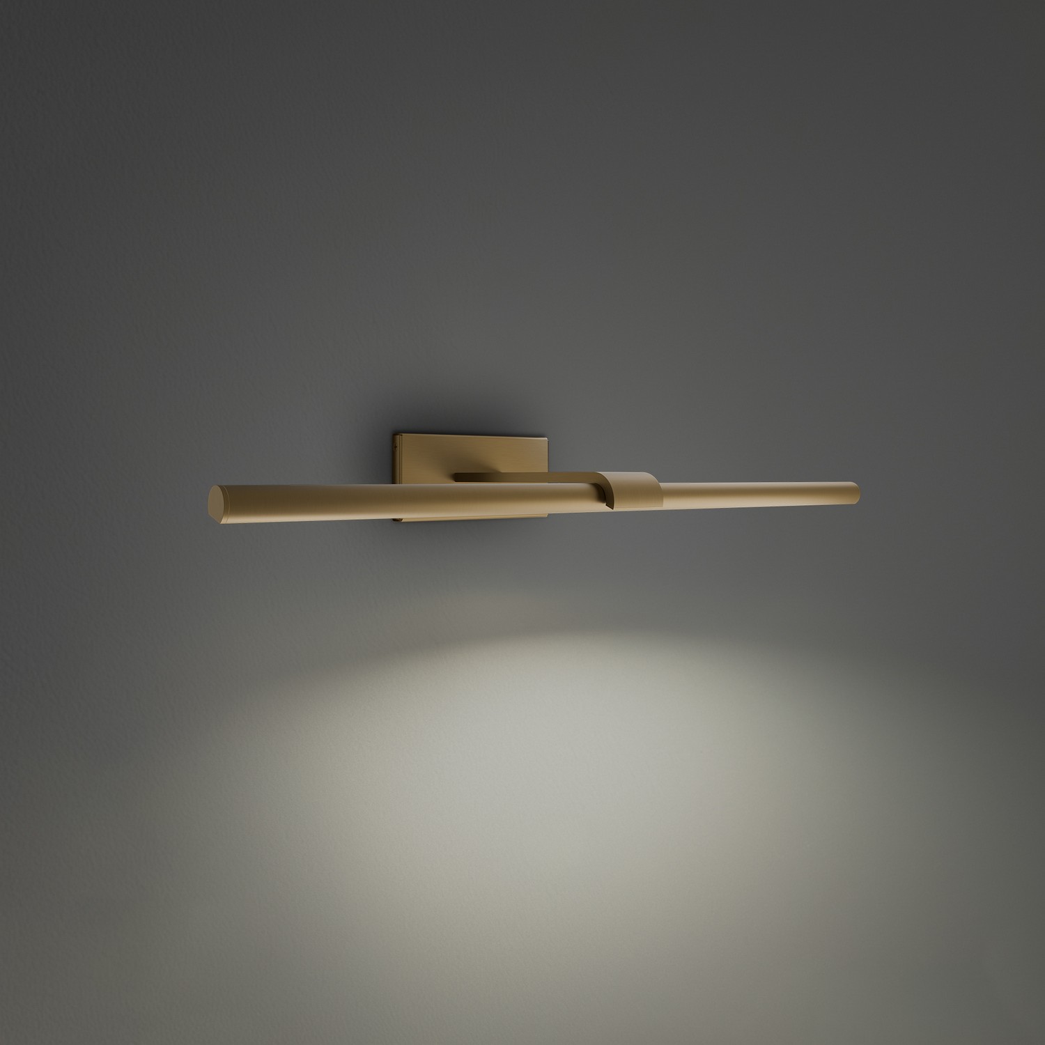 Photos - Chandelier / Lamp Modern Forms Aged Brass LED Picture Light from the Inlet Collection PL-48524-27-AB 