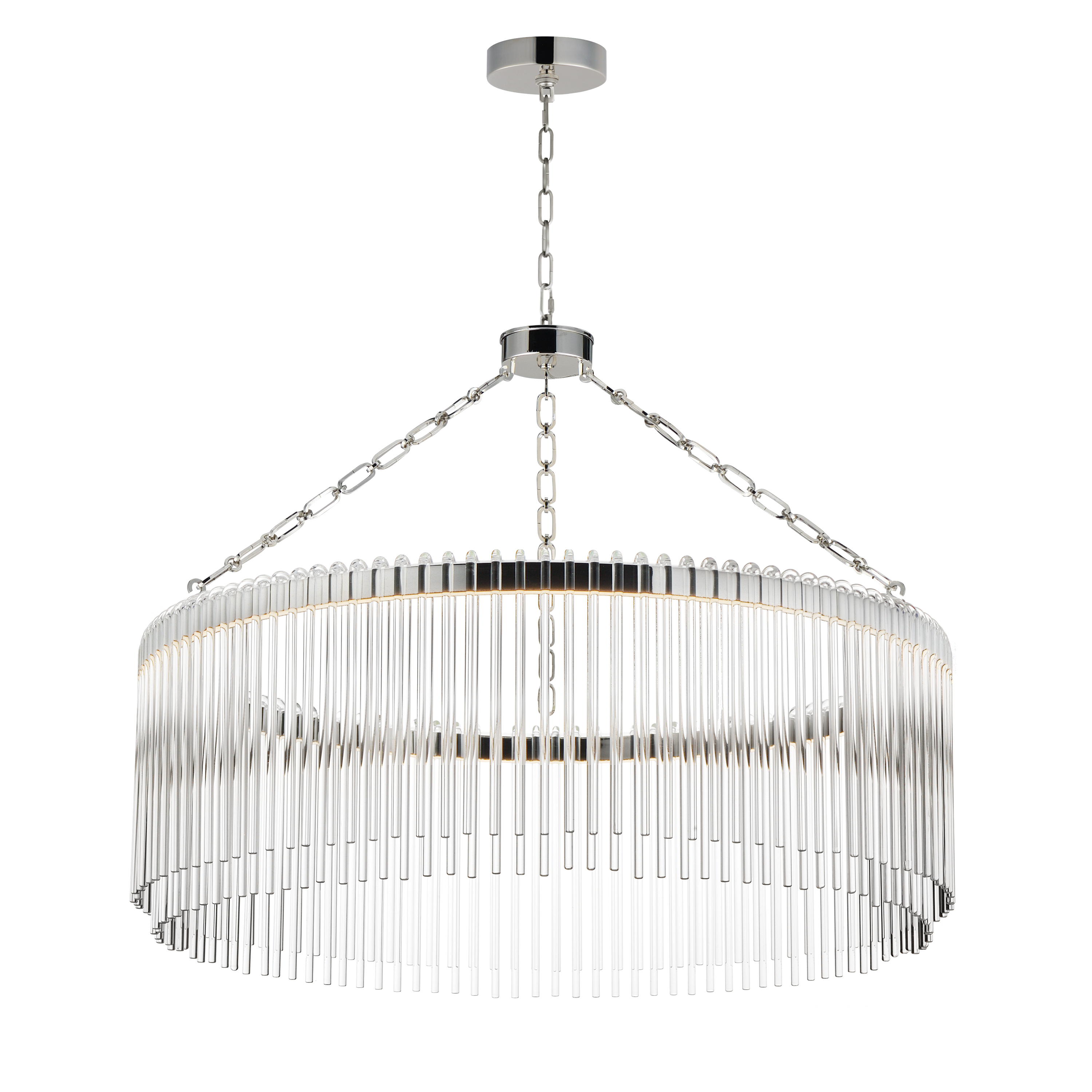 Polished Nickel LED Pendant from the Jolie Collection