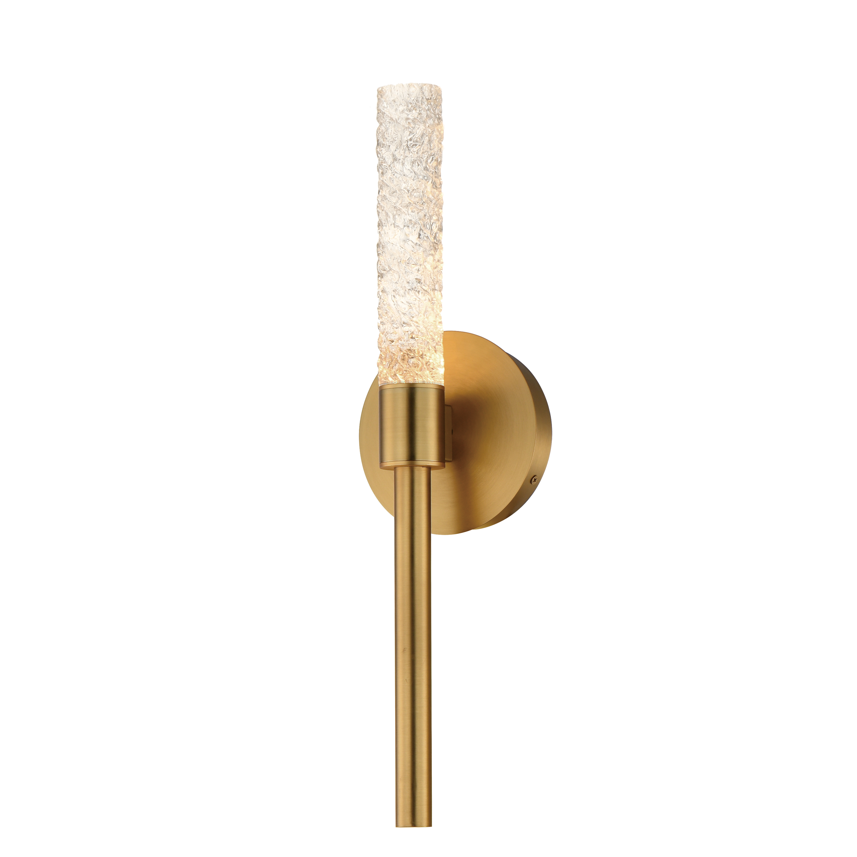 Photos - Chandelier / Lamp MAXIM Lighting Natural Aged Brass LED Wall Sconce from the Duchess Collection 38441IBNAB