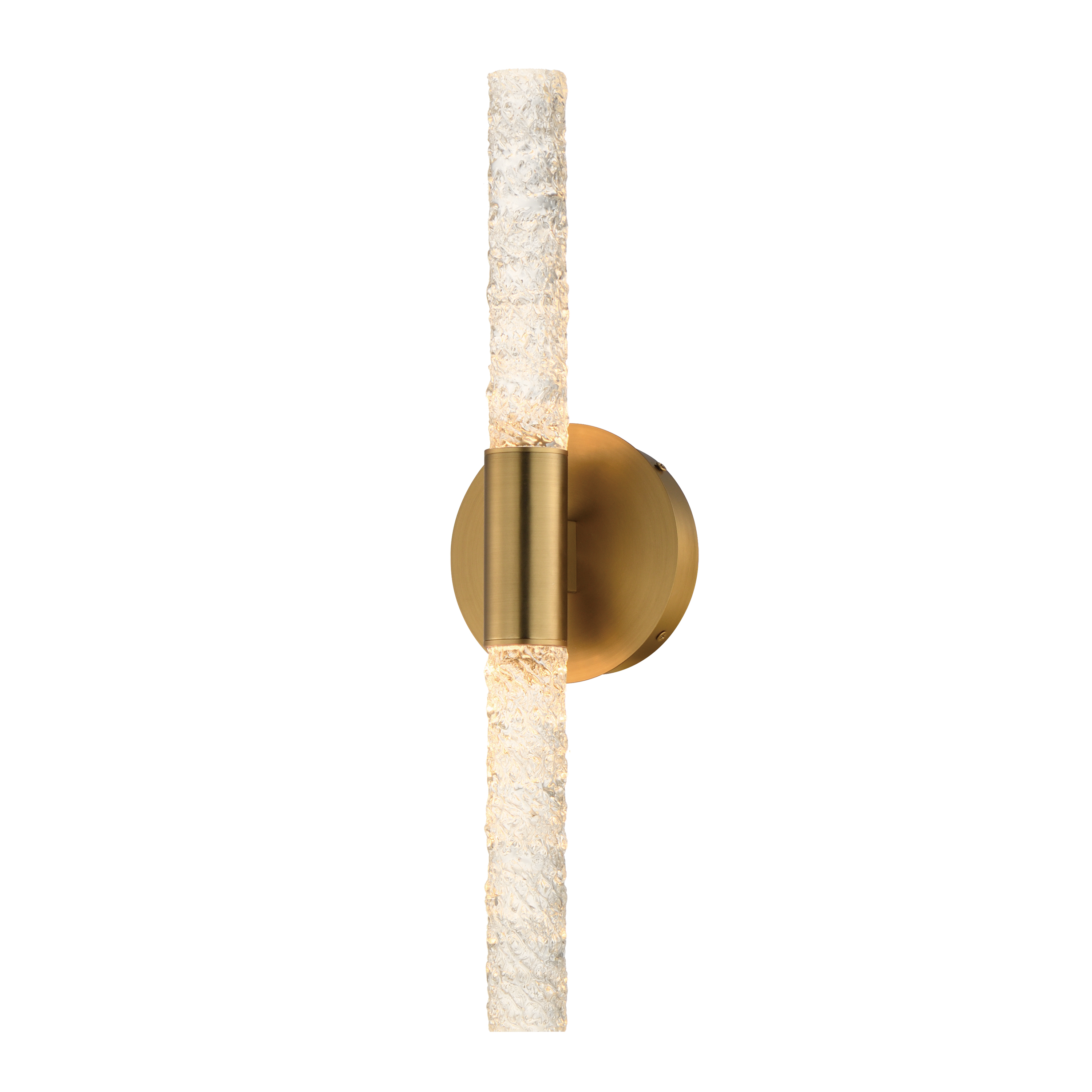 Photos - Chandelier / Lamp MAXIM Lighting Natural Aged Brass LED Wall Sconce from the Duchess Collection 38442IBNAB