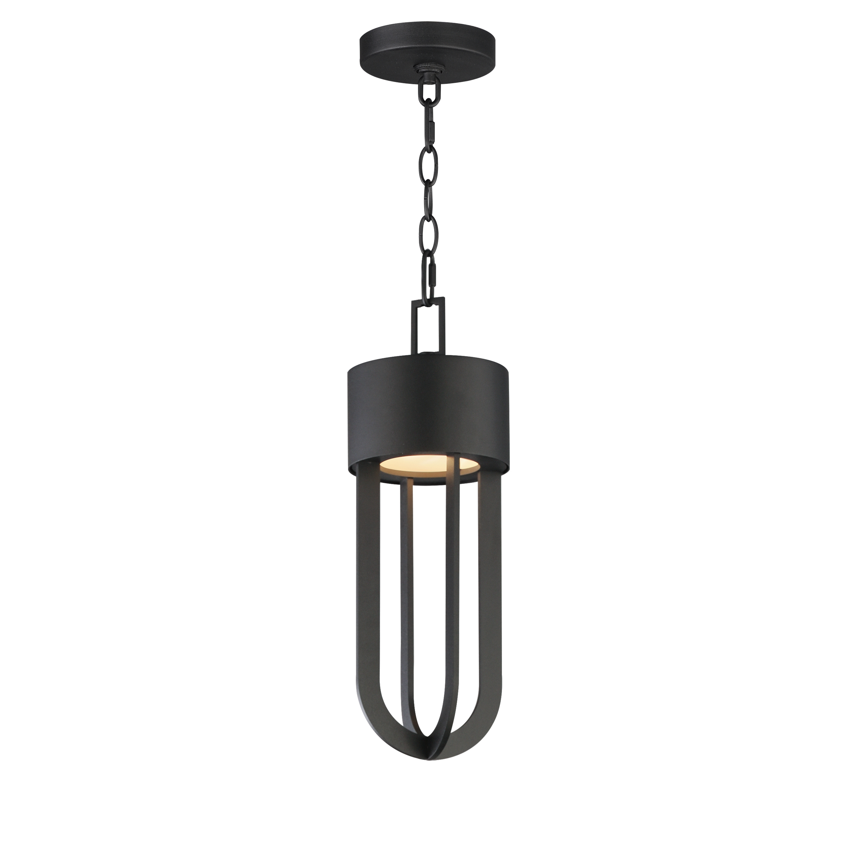 Photos - Chandelier / Lamp MAXIM Lighting Black LED Outdoor Pendant from the Quayside VX Collection 40683BK 