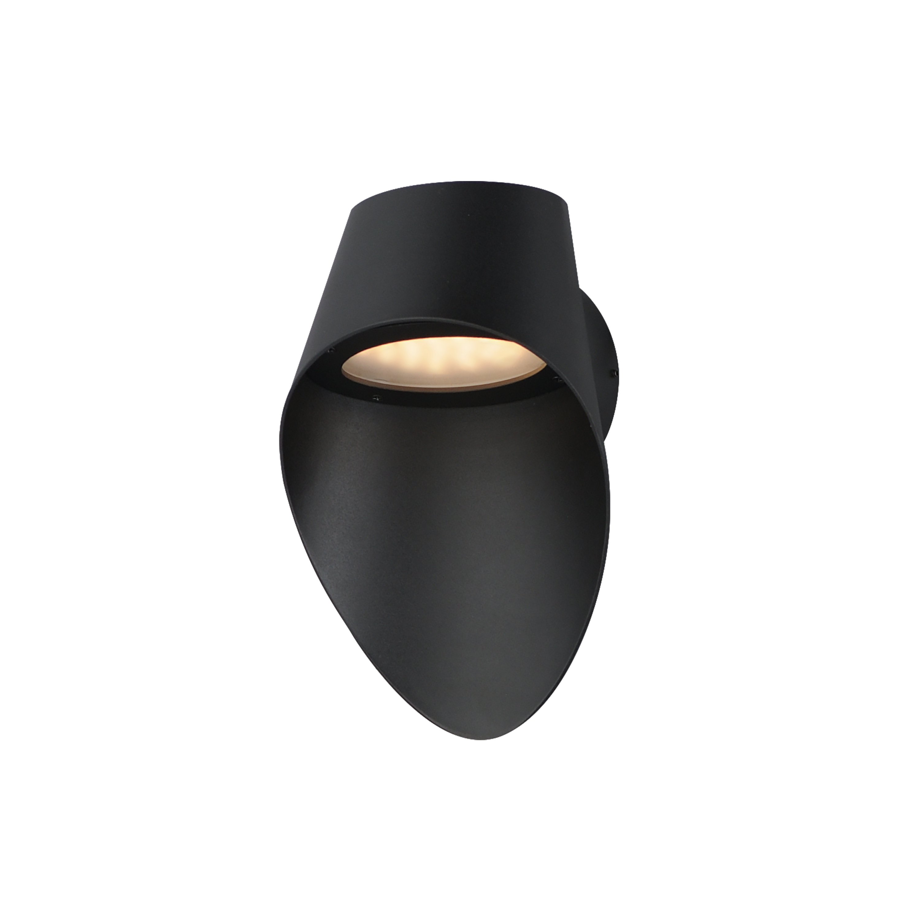 Photos - Chandelier / Lamp MAXIM Lighting Black LED Outdoor Wall Sconce from the Cape Collection 86271BK
