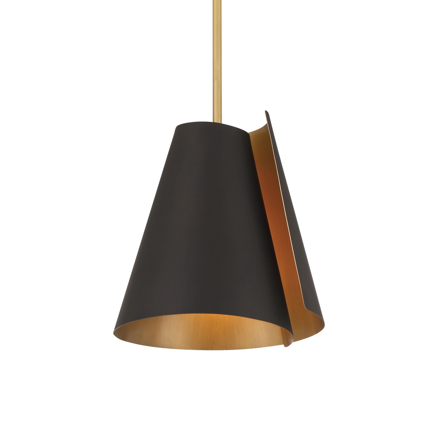 Photos - Chandelier / Lamp Minka Lavery Legacy Brass & Dark Bronze Pendant from the Hillcrest Collection 135-855 