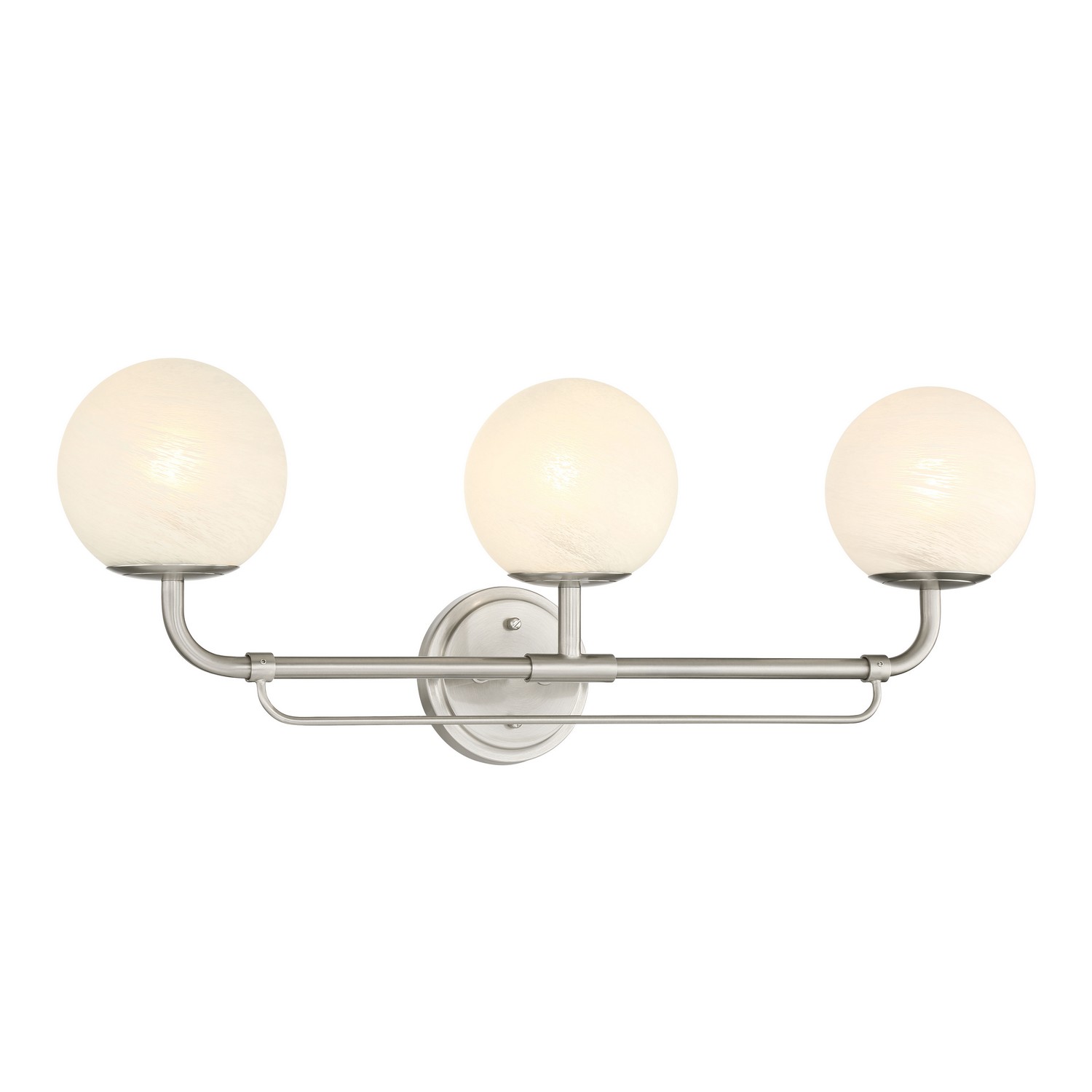 Minka-Lavery 3793-84 Whitehall 3 Light 28 inch Brushed Nickel Vanity Light Wall Light