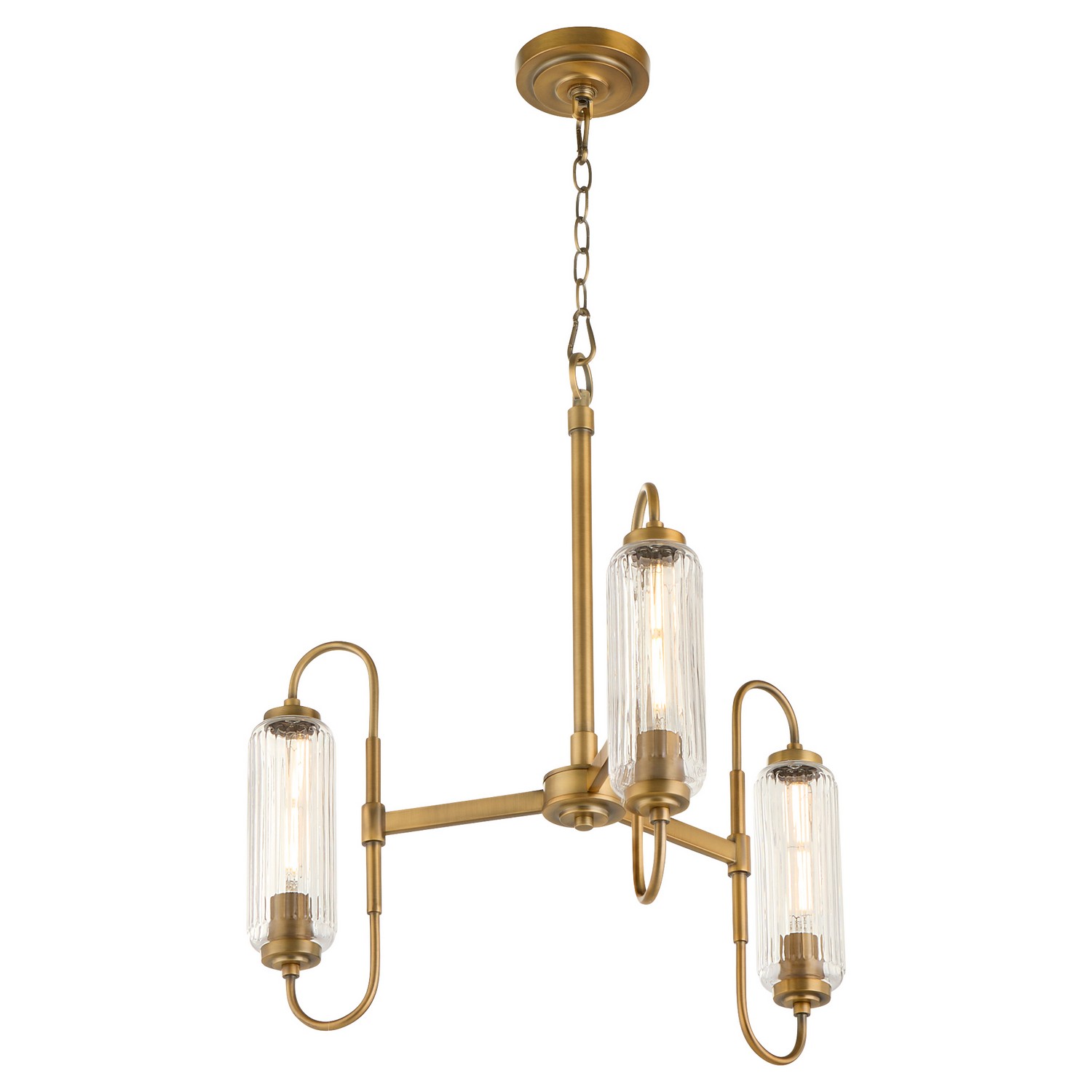 Brushed Brass Chand… - image