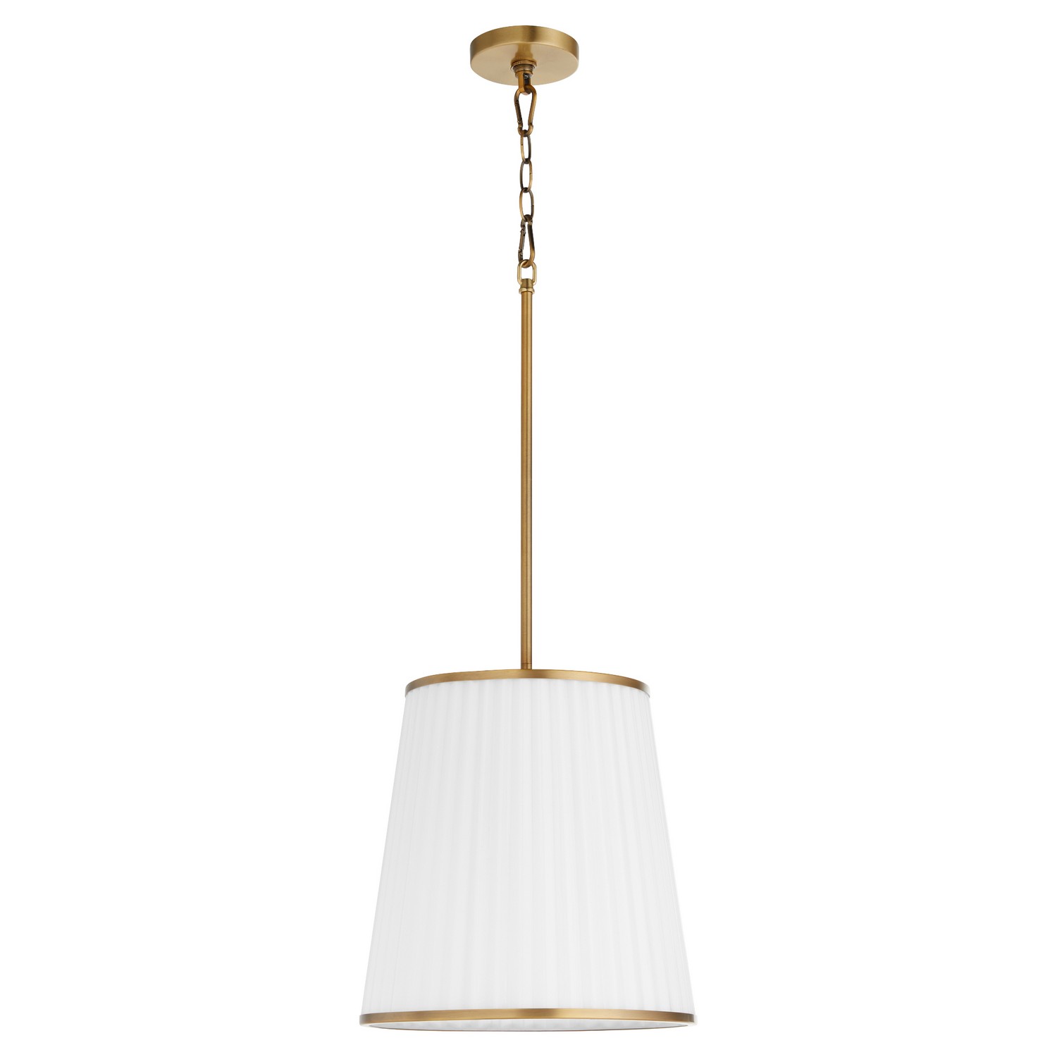 Quorum 8309-3-47 Marlon 3 Light 13.75 inch Brushed Brass Pendant Ceiling Light
