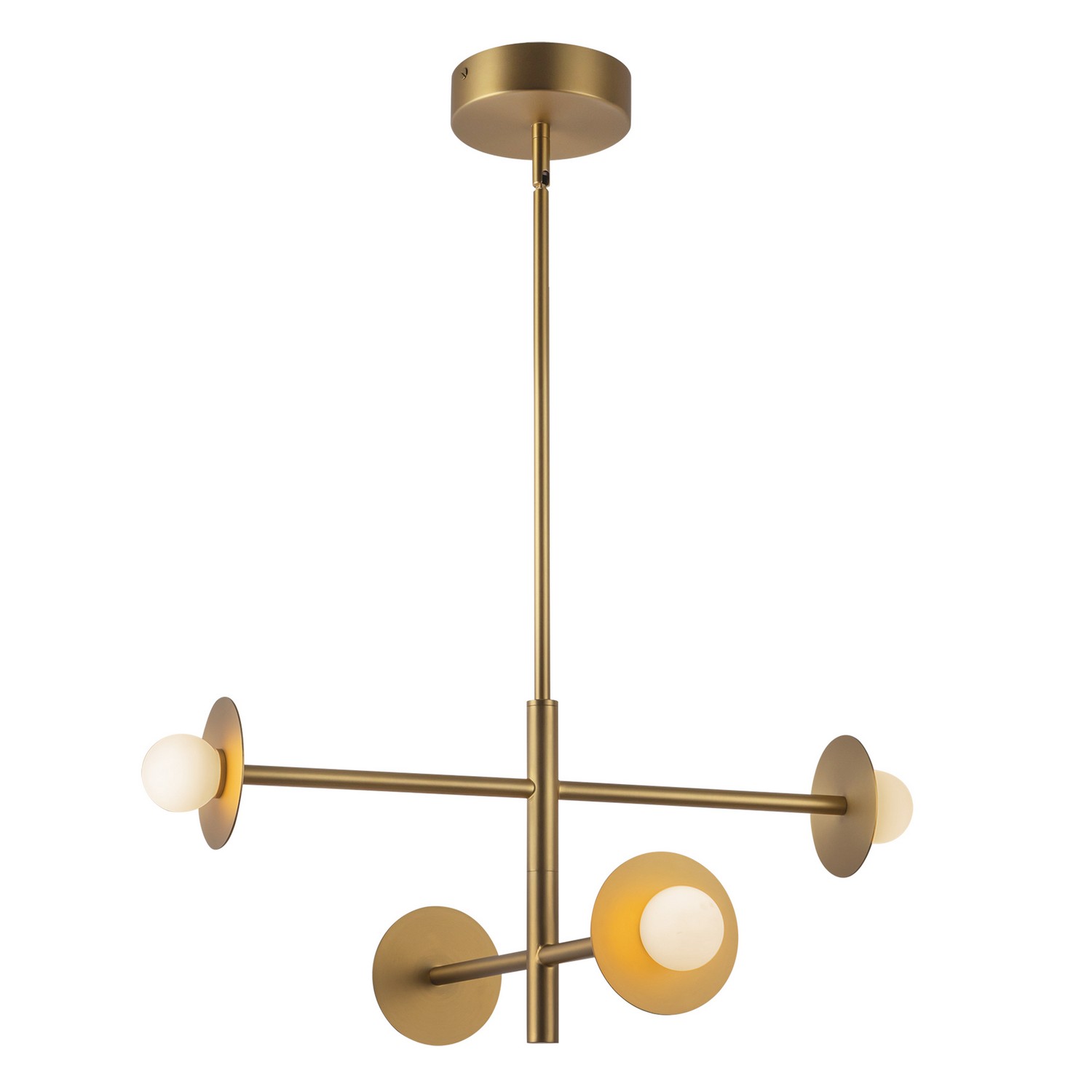 Brushed Gold Led Ch… - image