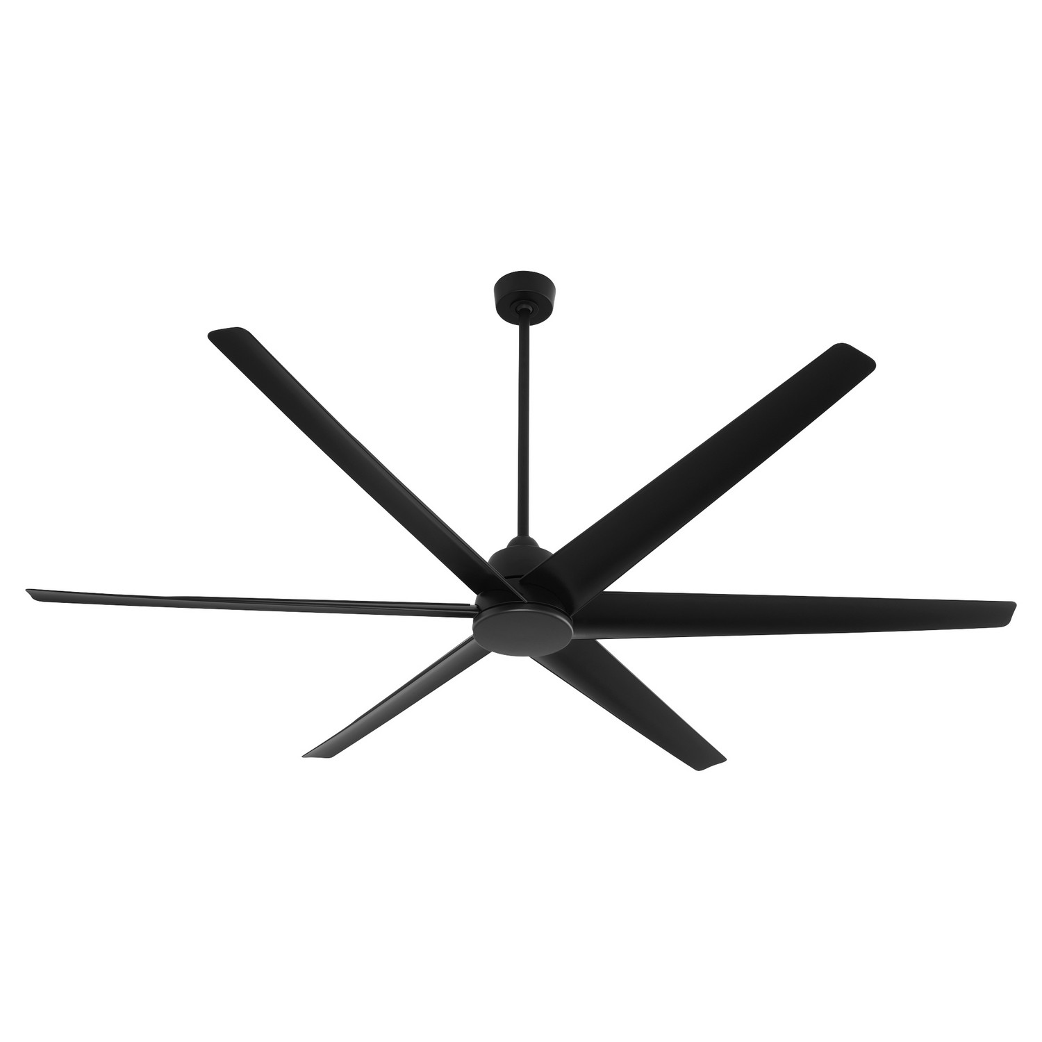 Photos - Floodlight / Street Light Blade Quorum International Matte Black 84" Patio Fan from the Spree Collection 35846-59 