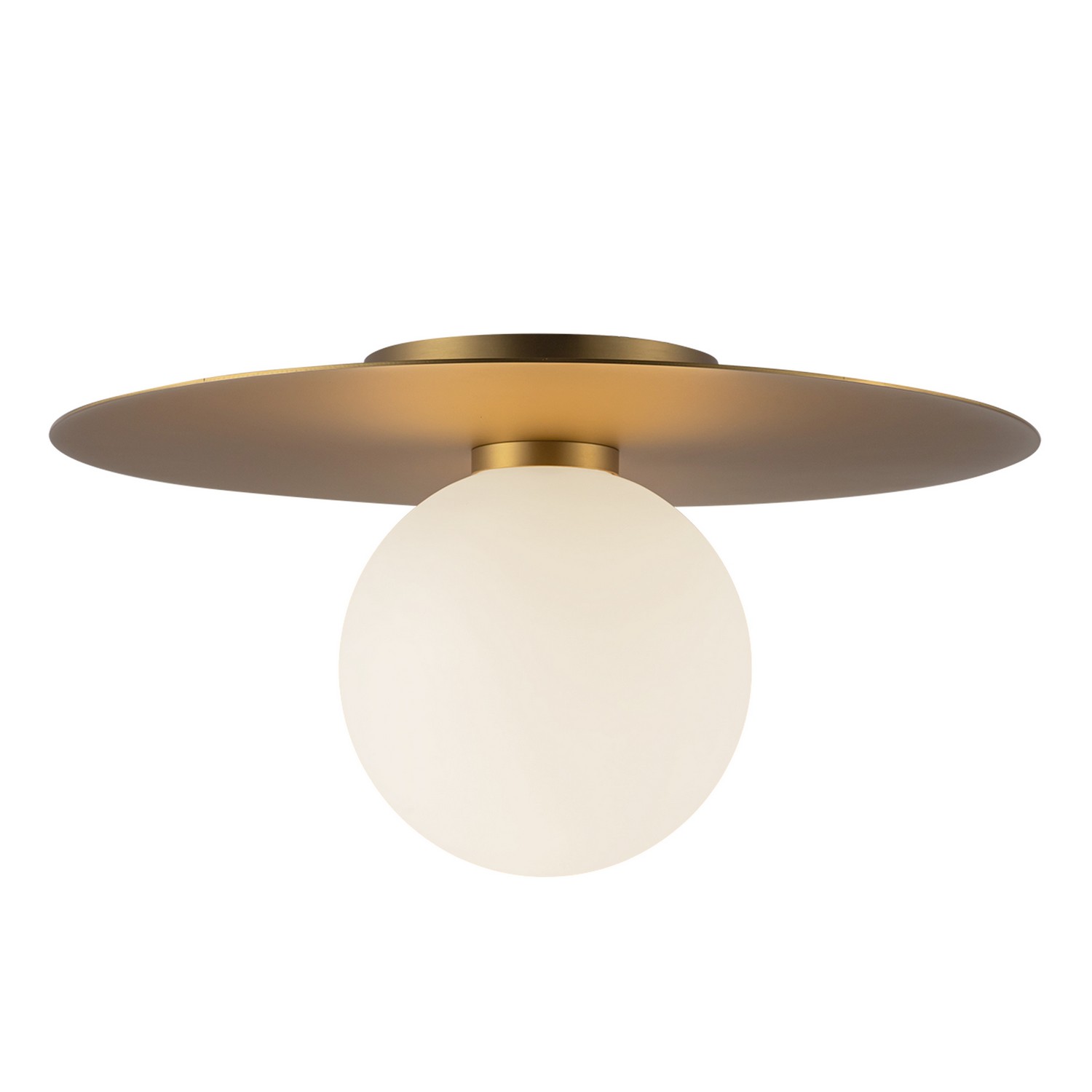 Brushed Gold Led Fl… - image