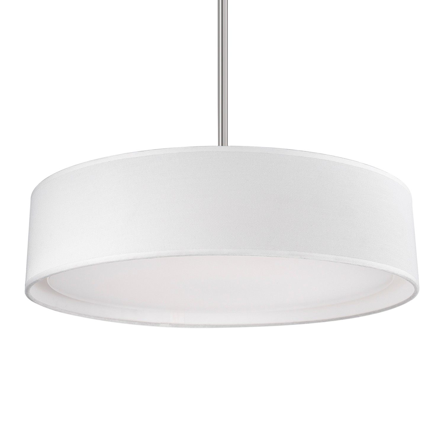 Photos - Chandelier / Lamp Kuzco White LED Pendant from the Dalton Collection PD7920-WH-5CCT