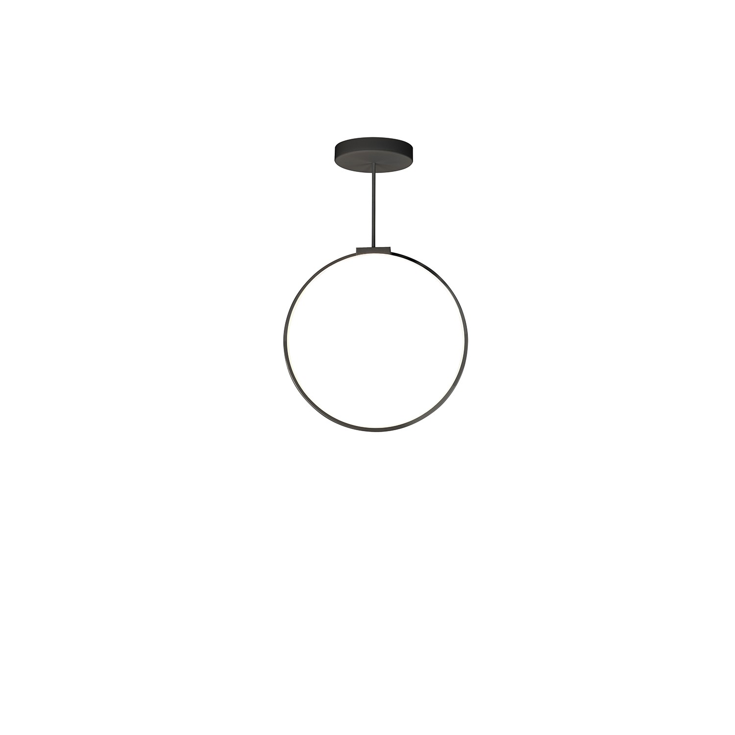 LED Pendant by Kuzco Lighting - Cirque Collection, Black Finish - PD82524-BK-UNV