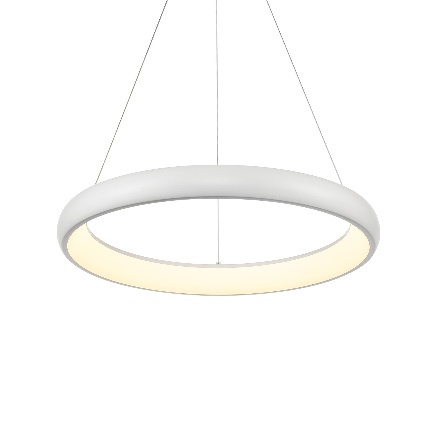 Photos - Chandelier / Lamp Wide Kuzco White LED Pendant from the Cortana Collection PD82724-WH-UNV