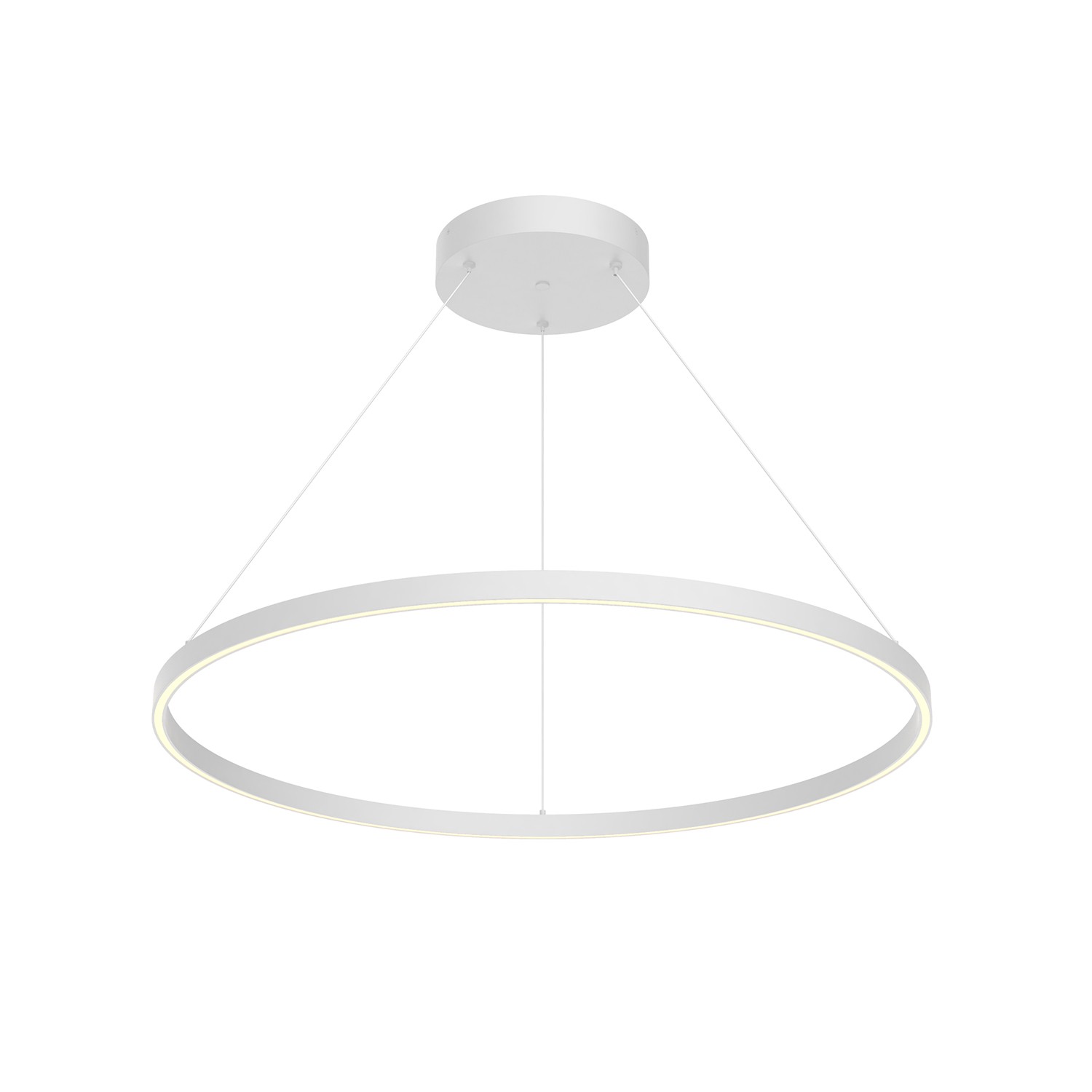 LED Pendant by Kuzco Lighting - Cerchio Collection, White Finish - PD87136-WH-UNV-010