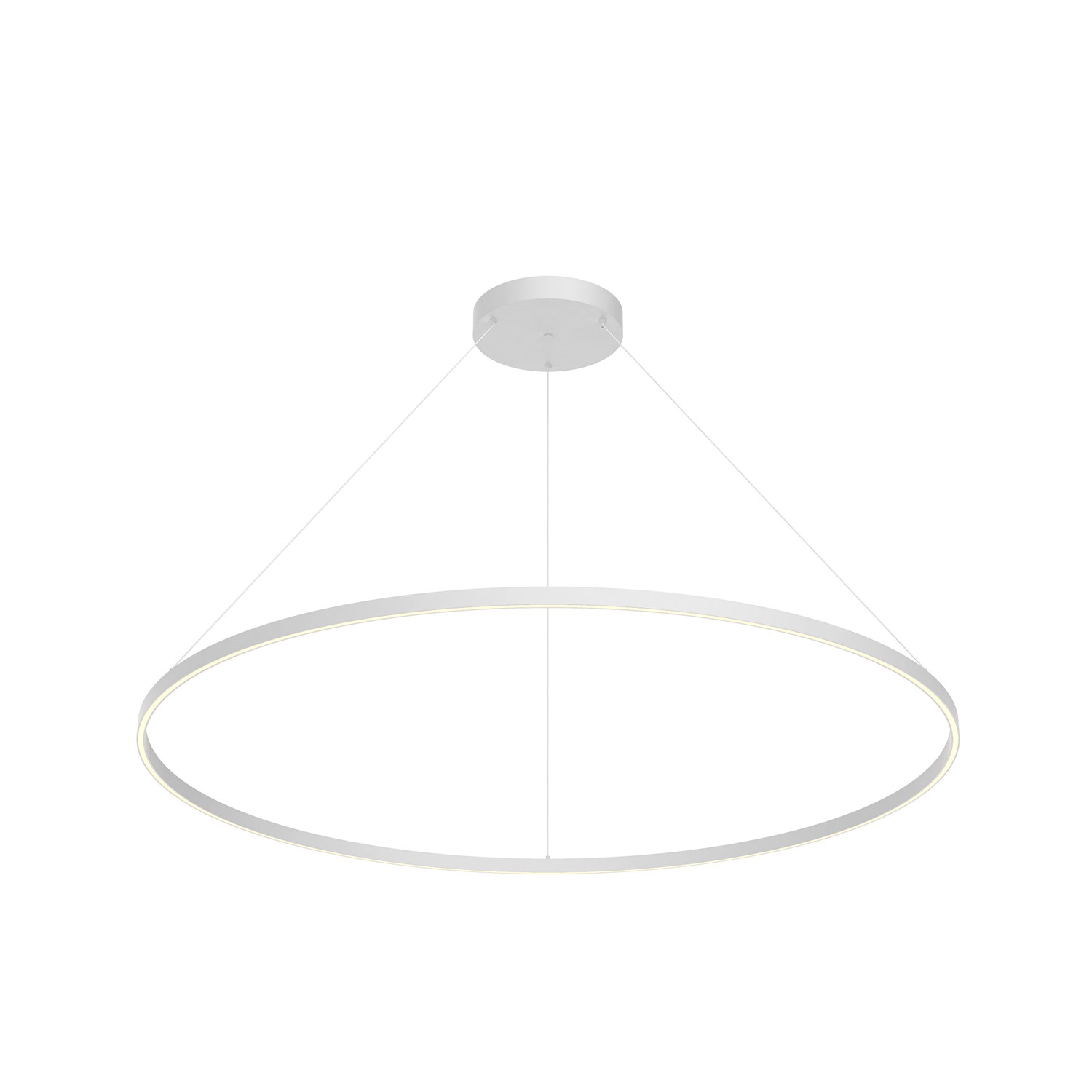 LED Pendant by Kuzco Lighting - Cerchio Collection, White Finish - PD87160-WH-UNV-010