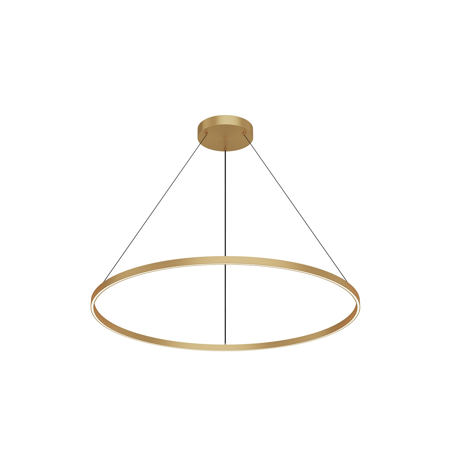 LED Pendant by Kuzco Lighting - Cerchio Collection, Brushed Gold Finish - PD87748-BG-UNV-010