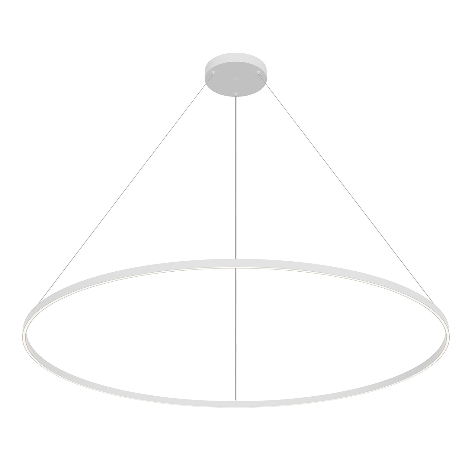 LED Pendant by Kuzco Lighting - Cerchio Collection, White Finish - PD87772-WH-UNV-010