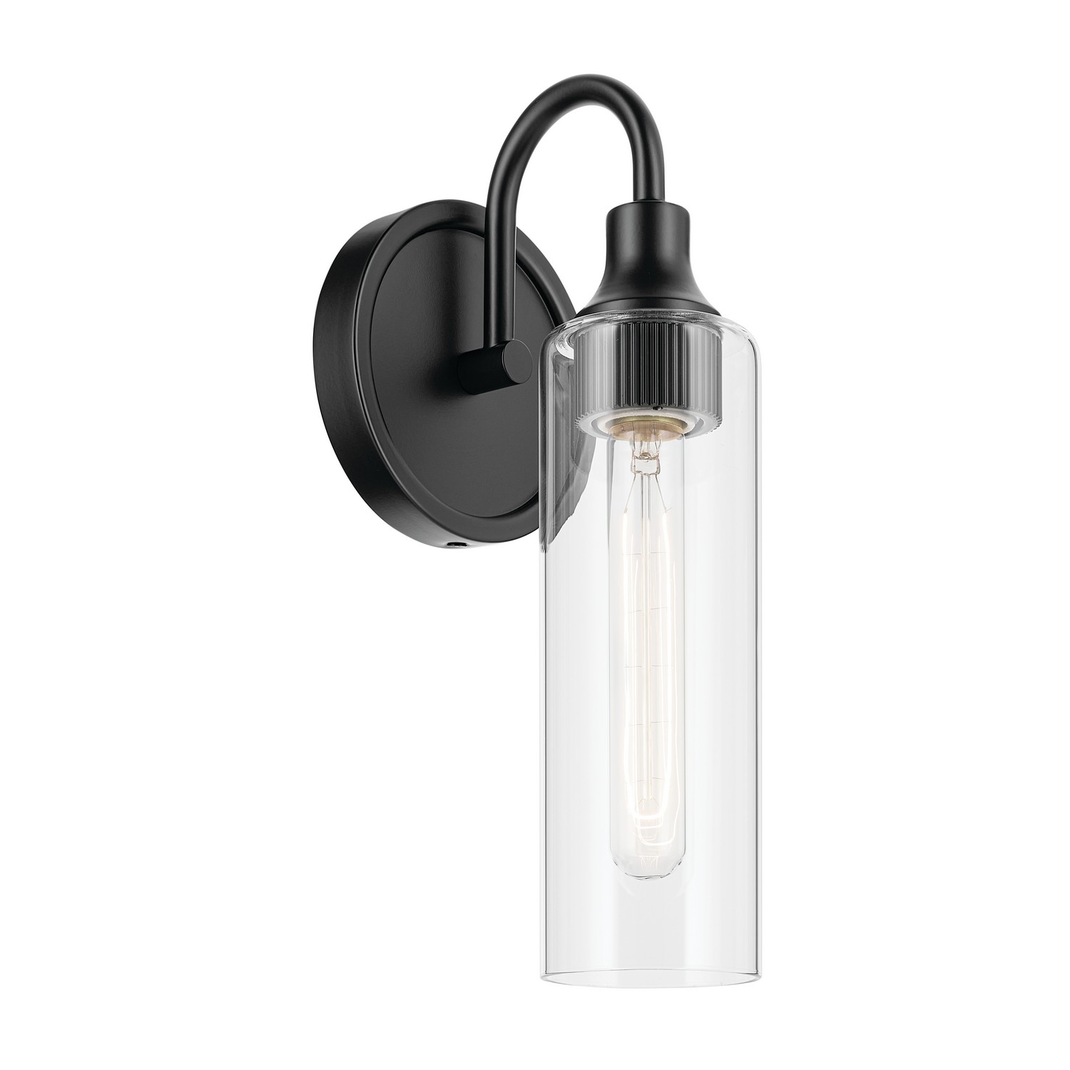 Black Wall Sconce from the Kavi Collection