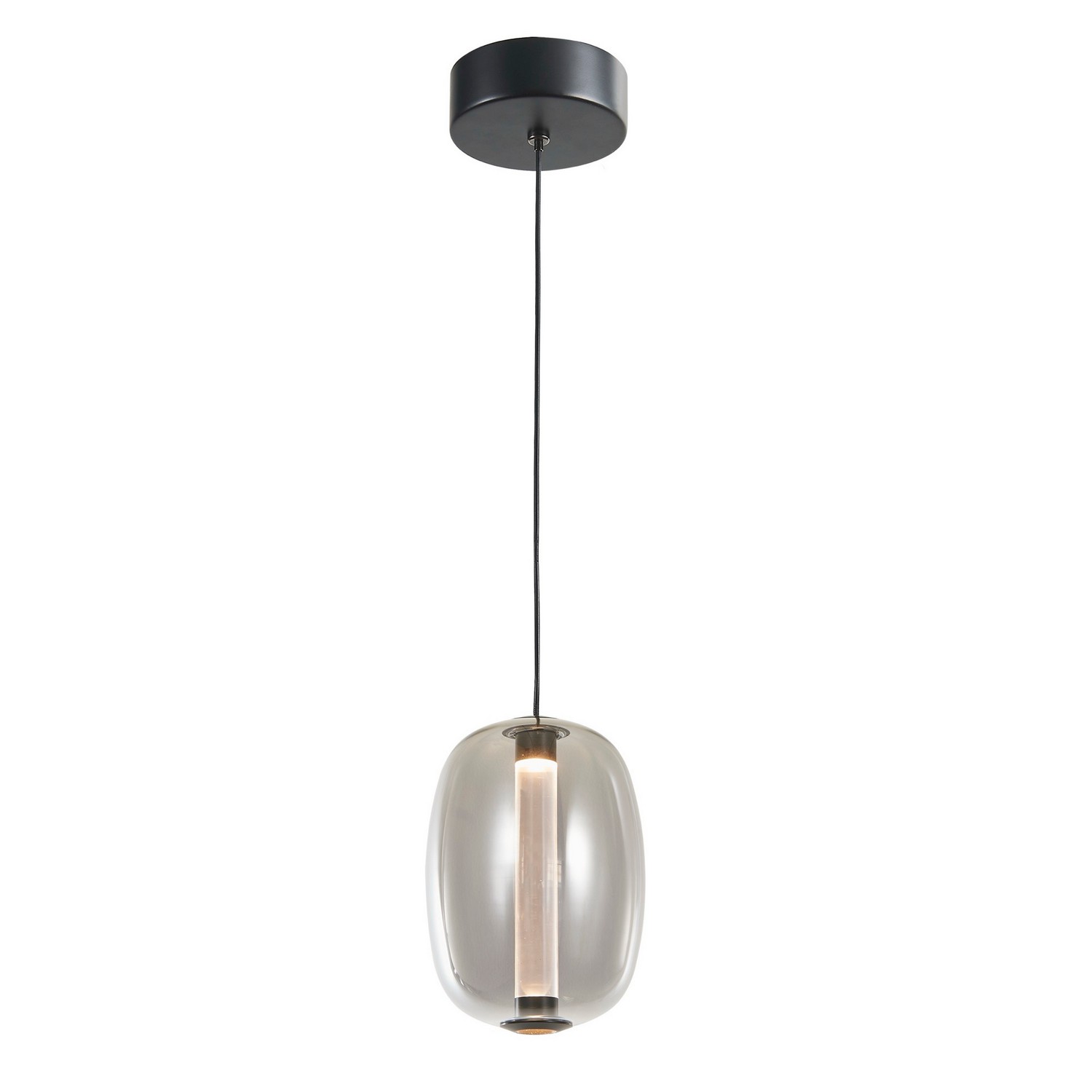Black Led Pendant F…