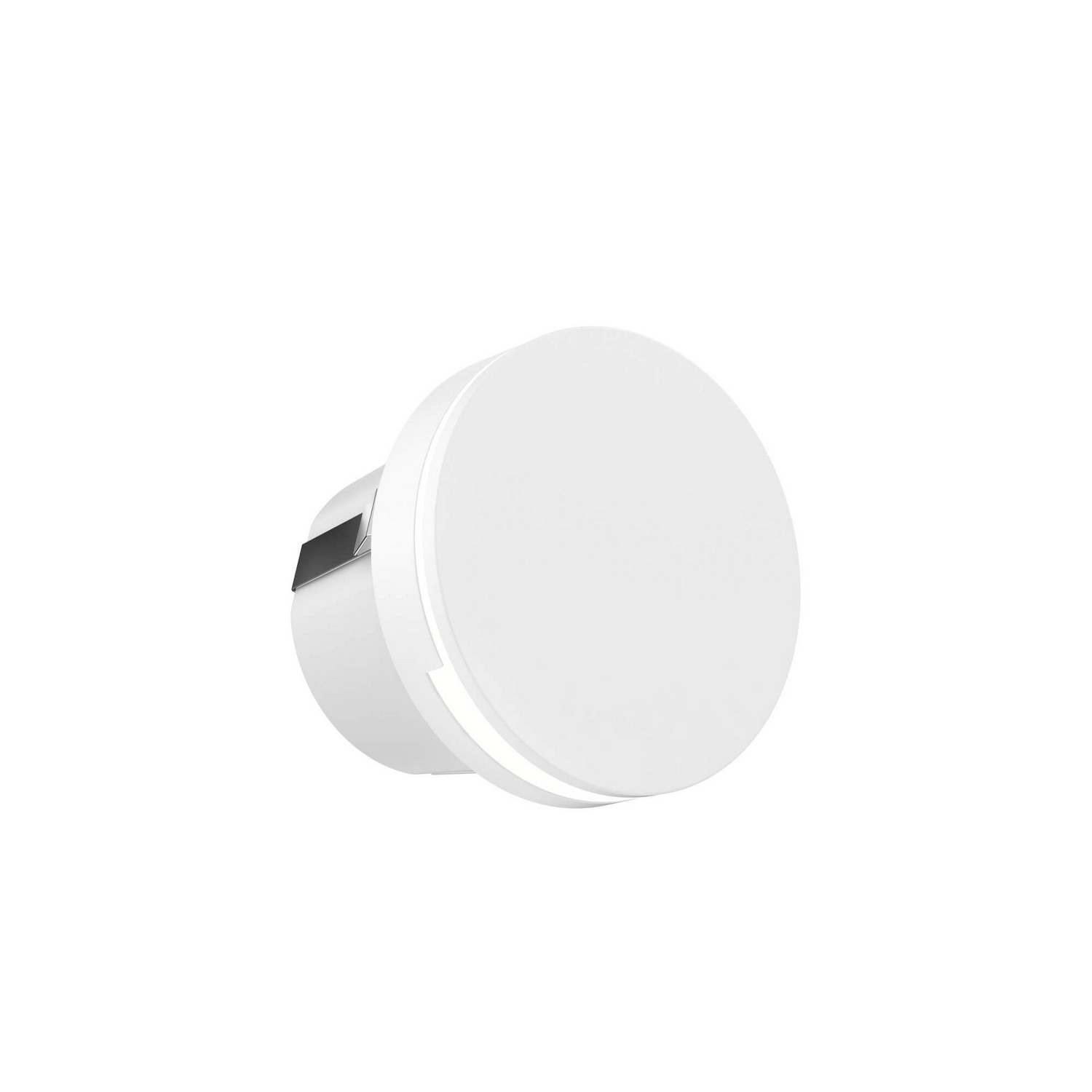 Photos - Chandelier / Lamp Dals Lighting White LED Step Light from the Pearl Collection LEDSTEP004D-CC-WH