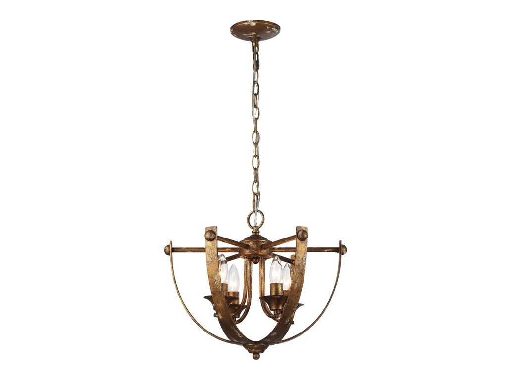 ZGAYIME Vintage Glass Flower Pendant Light Mid-Century