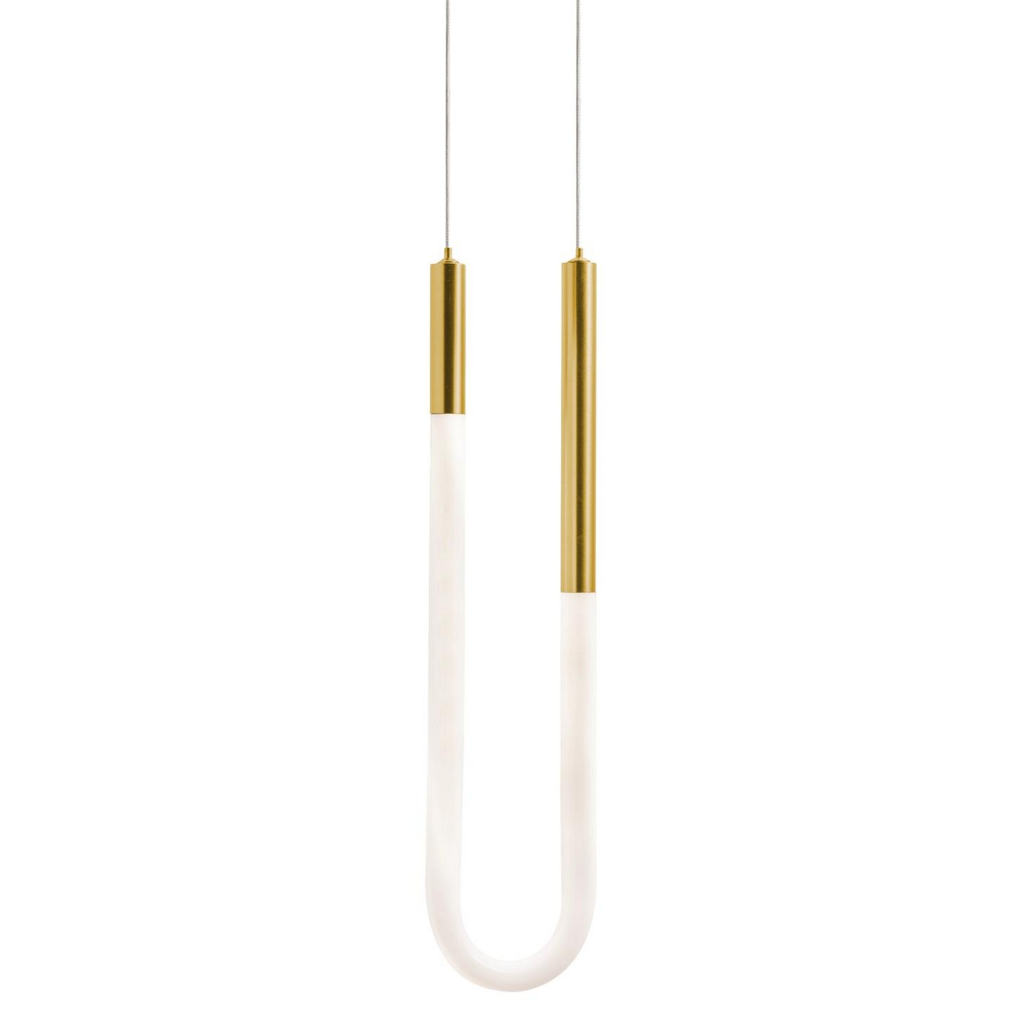 Light Antique Brass LED Pendant from the Adel Collection