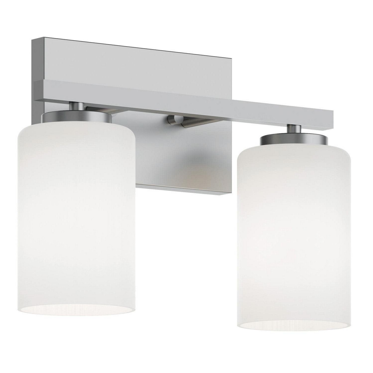 Two Light Vanity by AFX Lighting - Leo Collection, Satin Nickel Finish - LEOV1309MBSN