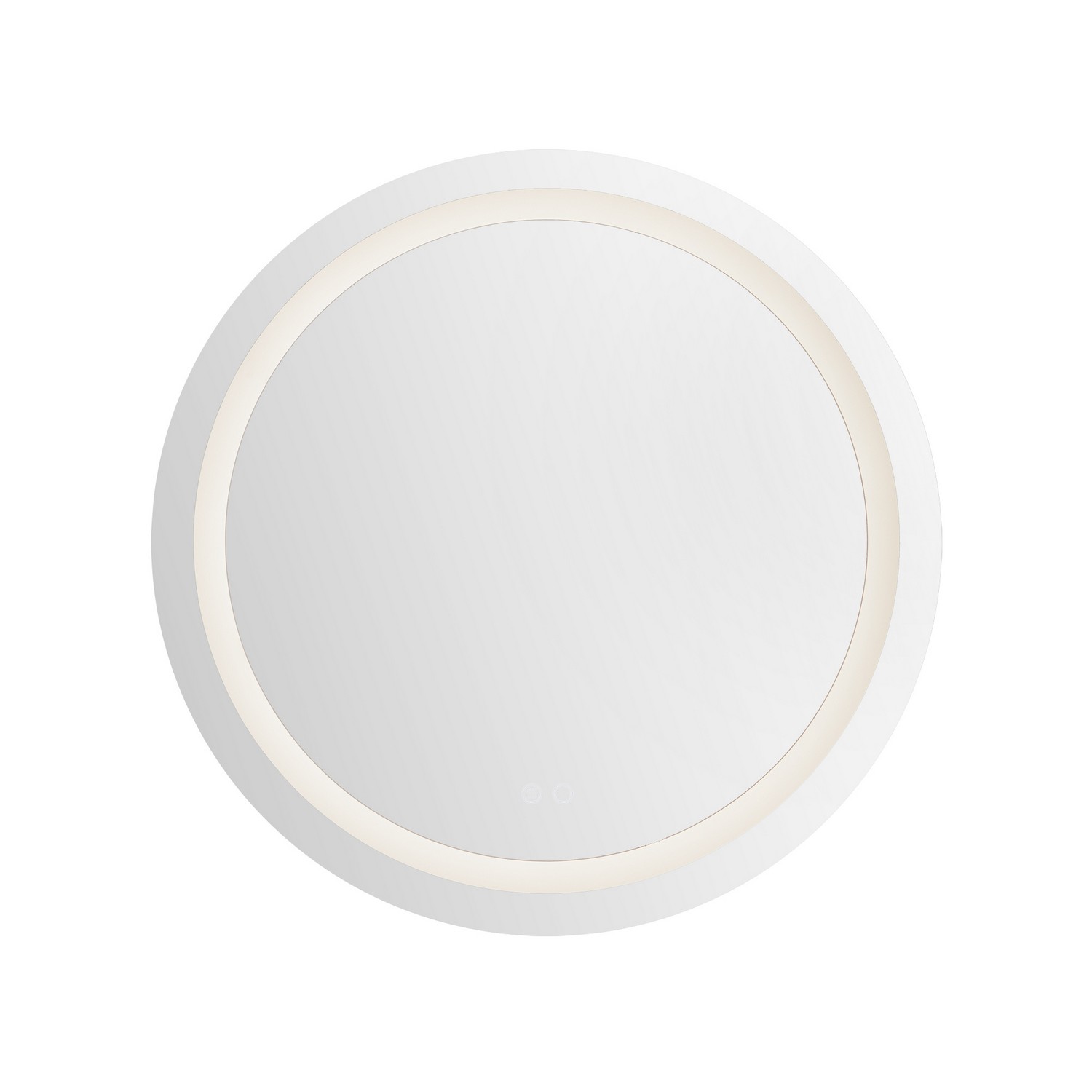 LED Vanity Mirror by Kuzco Lighting - Hillmont Collection, Sandblasted Merc Edge Finish - VM41032-5CCT