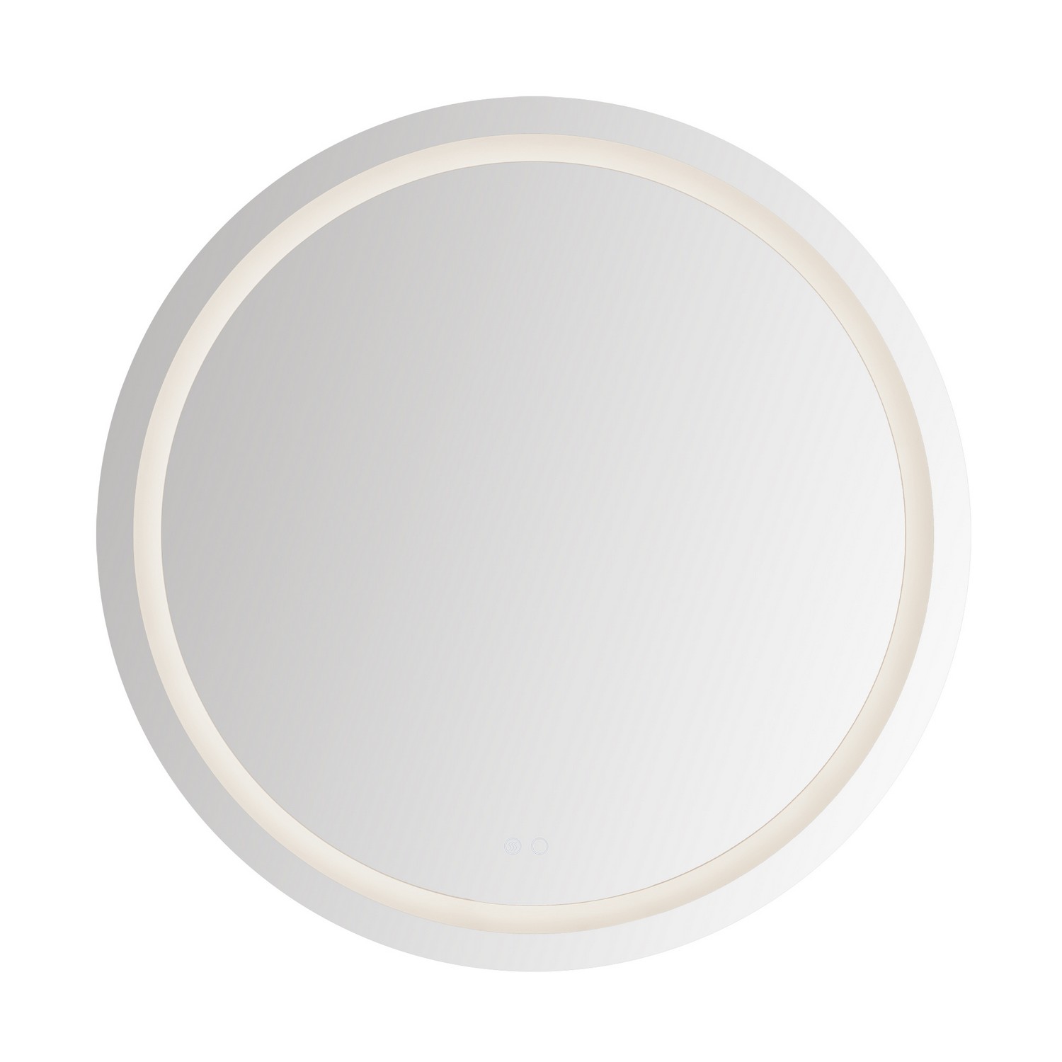 LED Vanity Mirror by Kuzco Lighting - Hillmont Collection, Sandblasted Merc Edge Finish - VM41040-5CCT