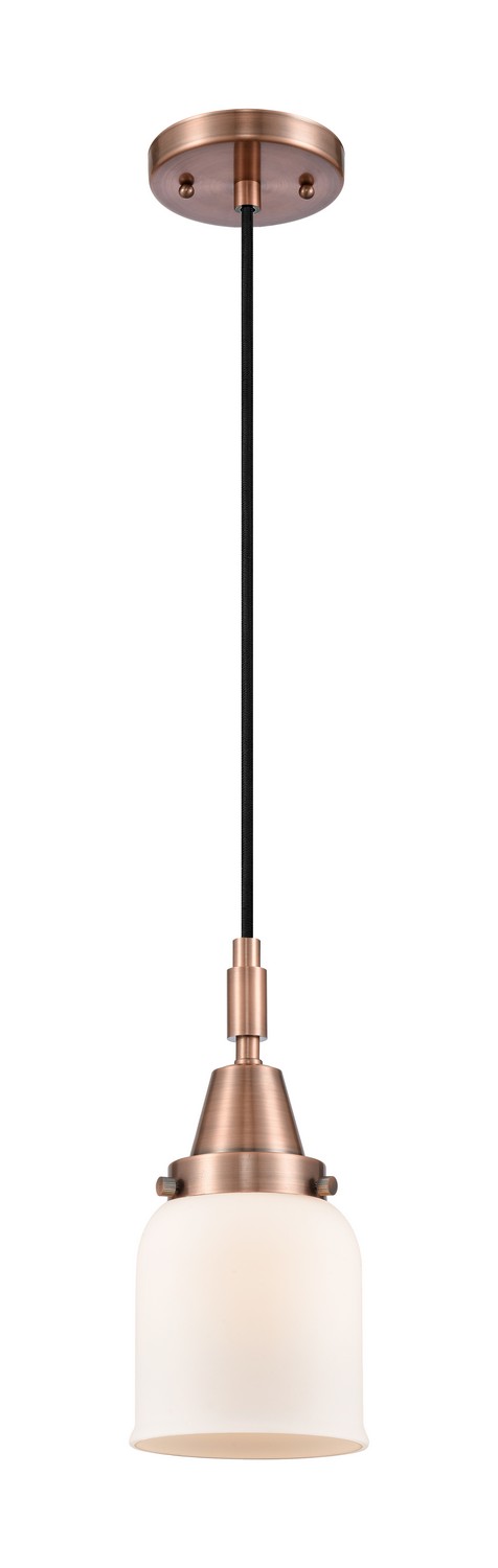 One Light Mini Pendant by Innovations - Caden Collection, Antique Copper Finish - 447-1P-AC-G51