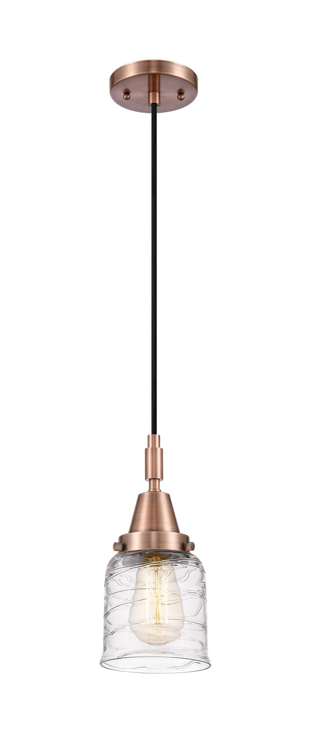 One Light Mini Pendant by Innovations - Caden Collection, Antique Copper Finish - 447-1P-AC-G513