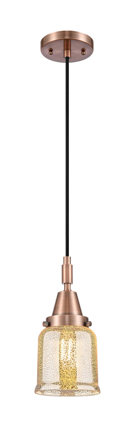 One Light Mini Pendant by Innovations - Caden Collection, Antique Copper Finish - 447-1P-AC-G58