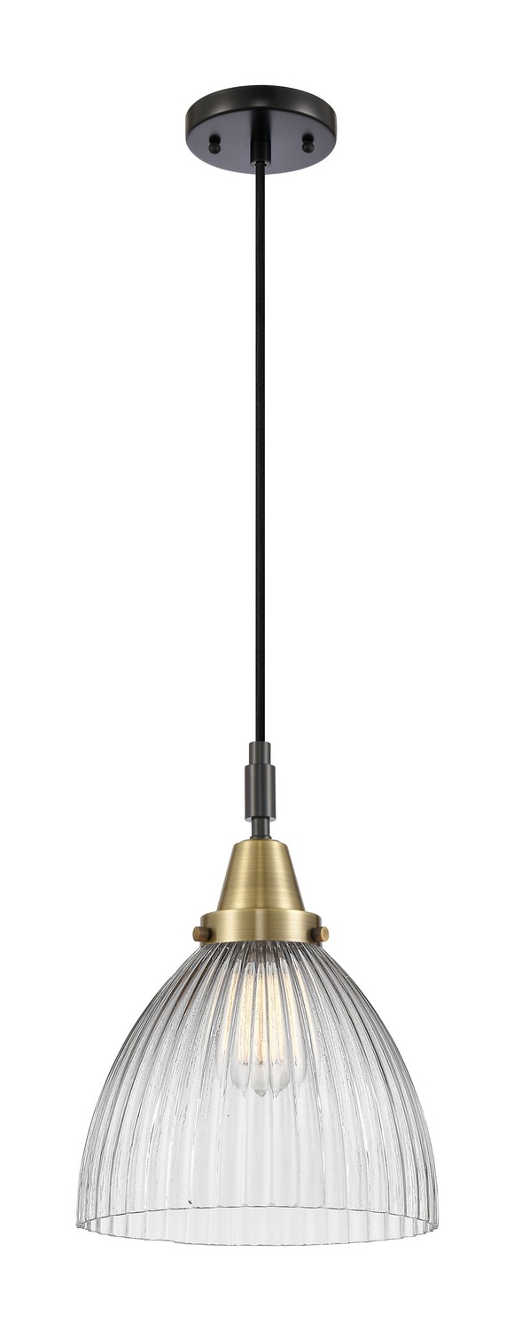 One Light Mini Pendant by Innovations - Caden Collection, Black Antique Brass Finish - 447-1P-BAB-G222