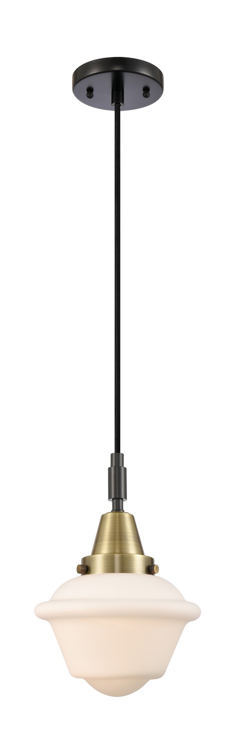 One Light Mini Pendant by Innovations - Caden Collection, Black Antique Brass Finish - 447-1P-BAB-G531