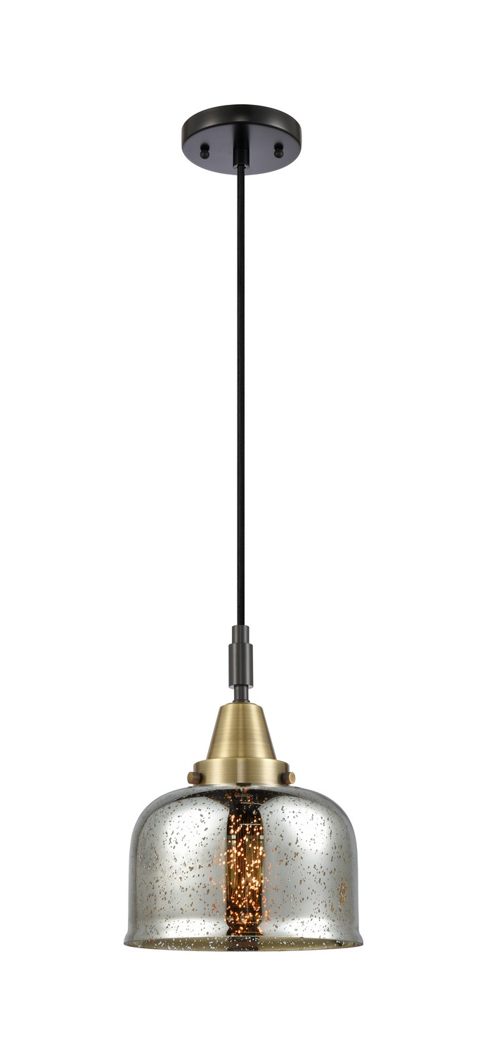 One Light Mini Pendant by Innovations - Caden Collection, Black Antique Brass Finish - 447-1P-BAB-G78