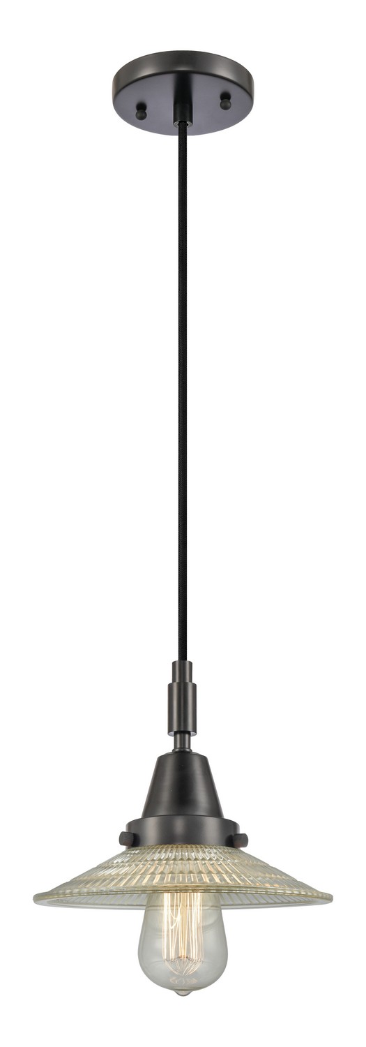 One Light Mini Pendant by Innovations - Caden Collection, Matte Black Finish - 447-1P-BK-G2