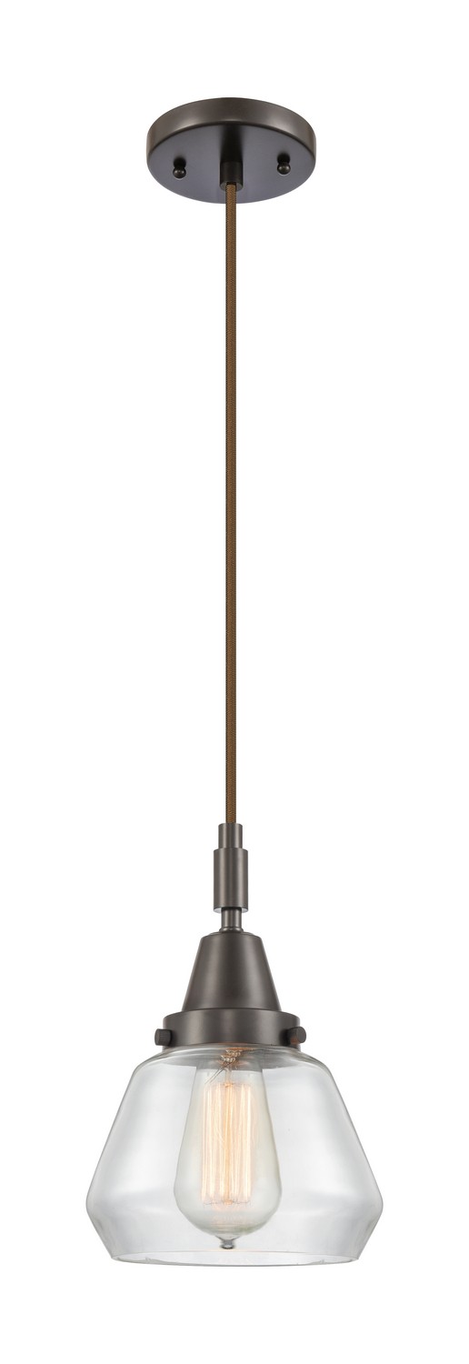One Light Mini Pendant by Innovations - Caden Collection, Oil Rubbed Bronze Finish - 447-1P-OB-G172