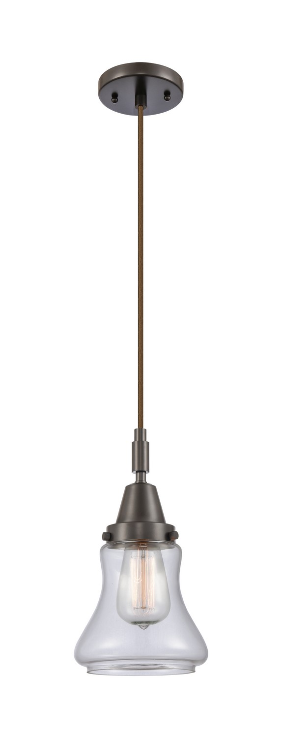 One Light Mini Pendant by Innovations - Caden Collection, Oil Rubbed Bronze Finish - 447-1P-OB-G192