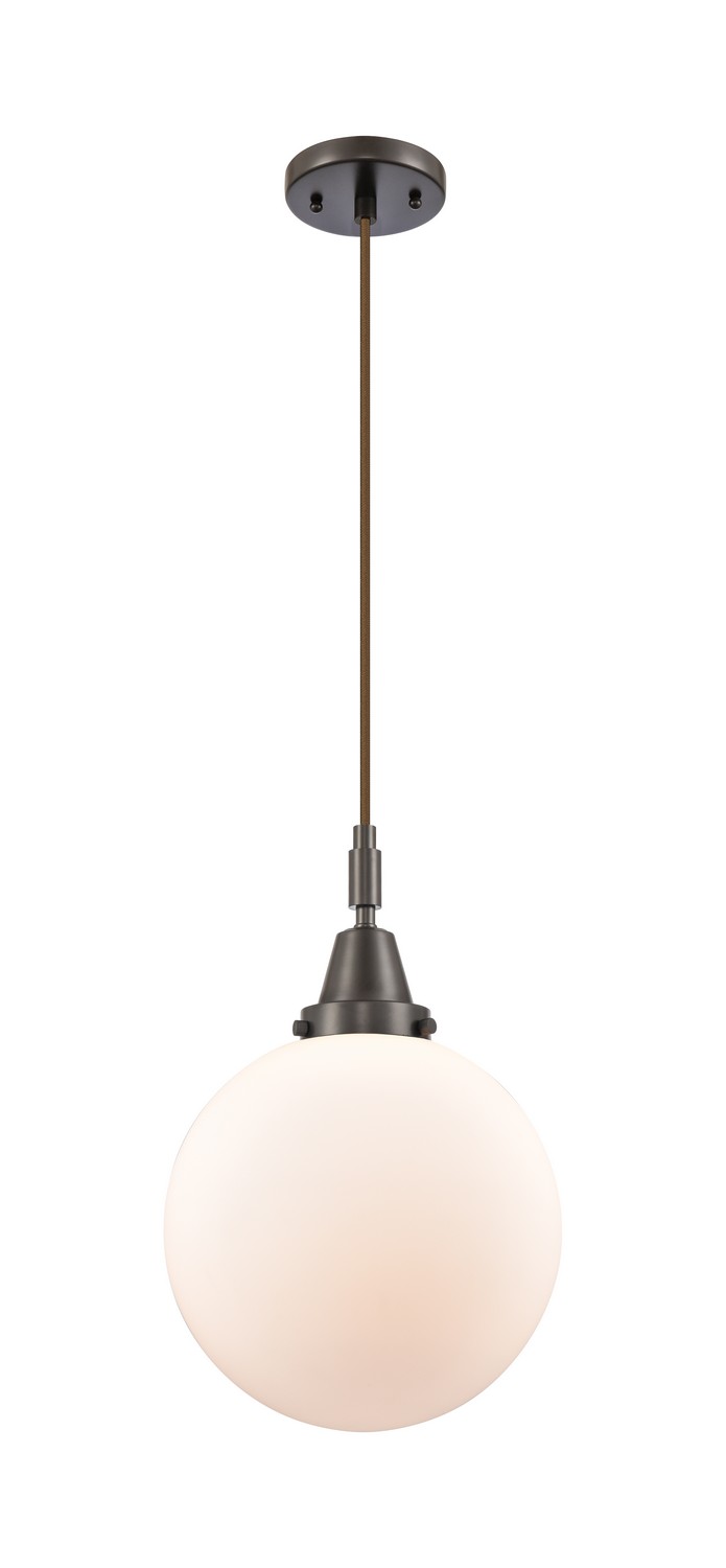 One Light Mini Pendant by Innovations - Caden Collection, Oil Rubbed Bronze Finish - 447-1P-OB-G201-10