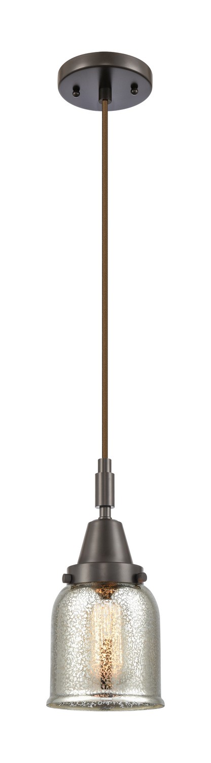 One Light Mini Pendant by Innovations - Caden Collection, Oil Rubbed Bronze Finish - 447-1P-OB-G58