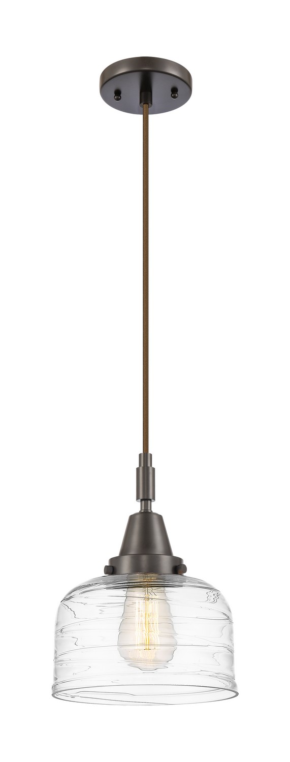 One Light Mini Pendant by Innovations - Caden Collection, Oil Rubbed Bronze Finish - 447-1P-OB-G713